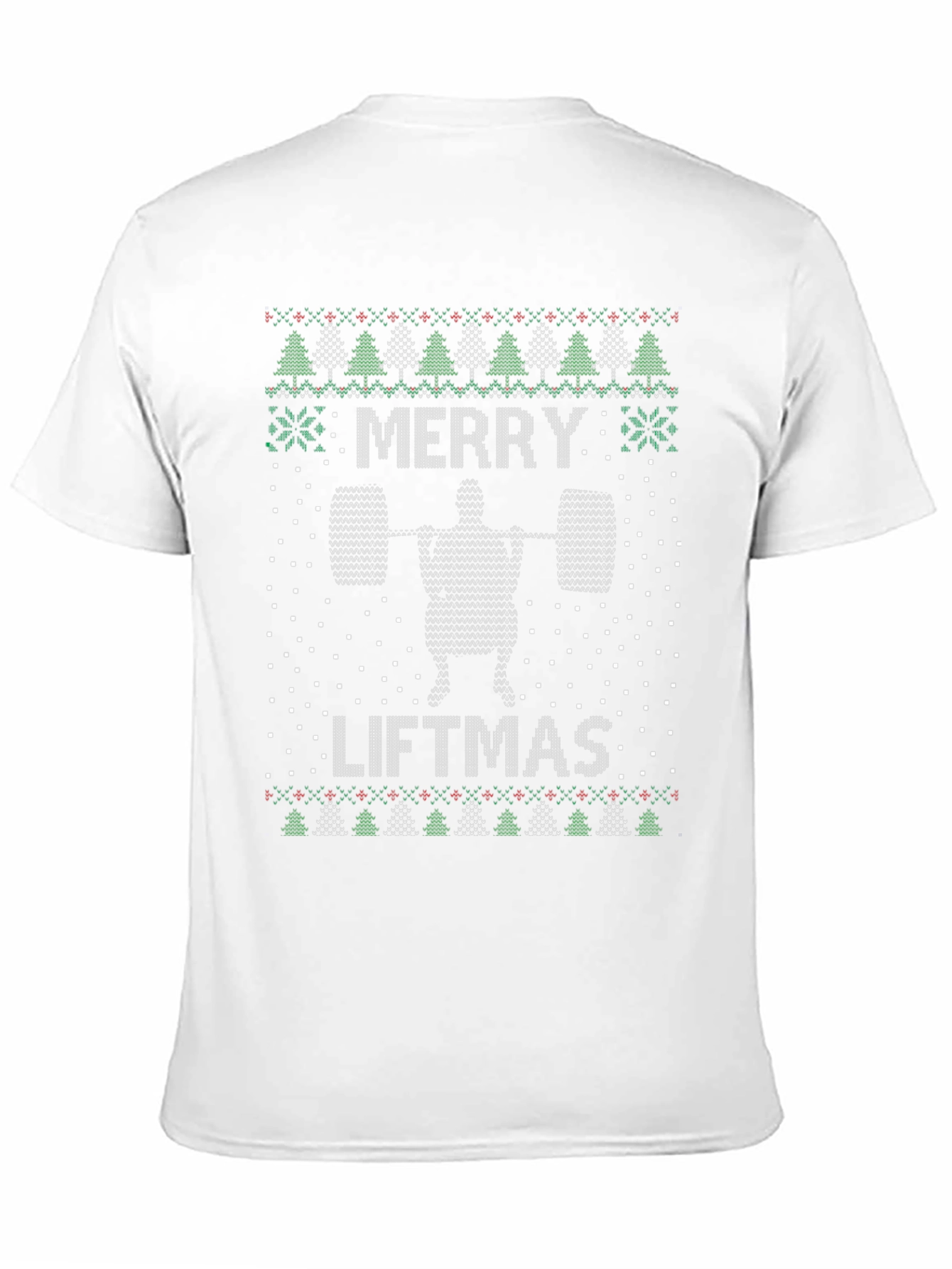 Merry Liftmas Ugly Christmas Sweater Workout T-Shirt