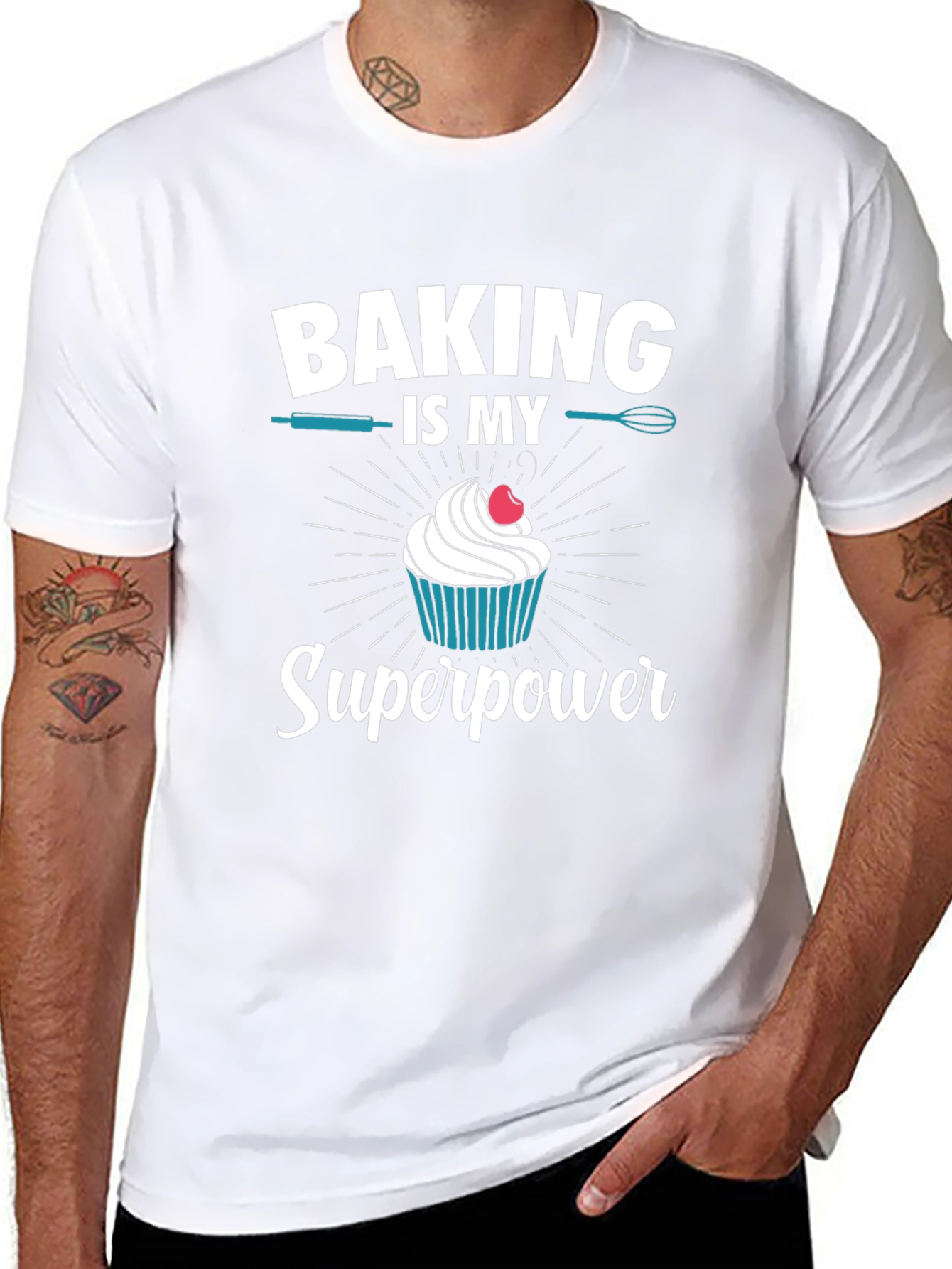 Baking is My Superpower Graphic T-Shirt