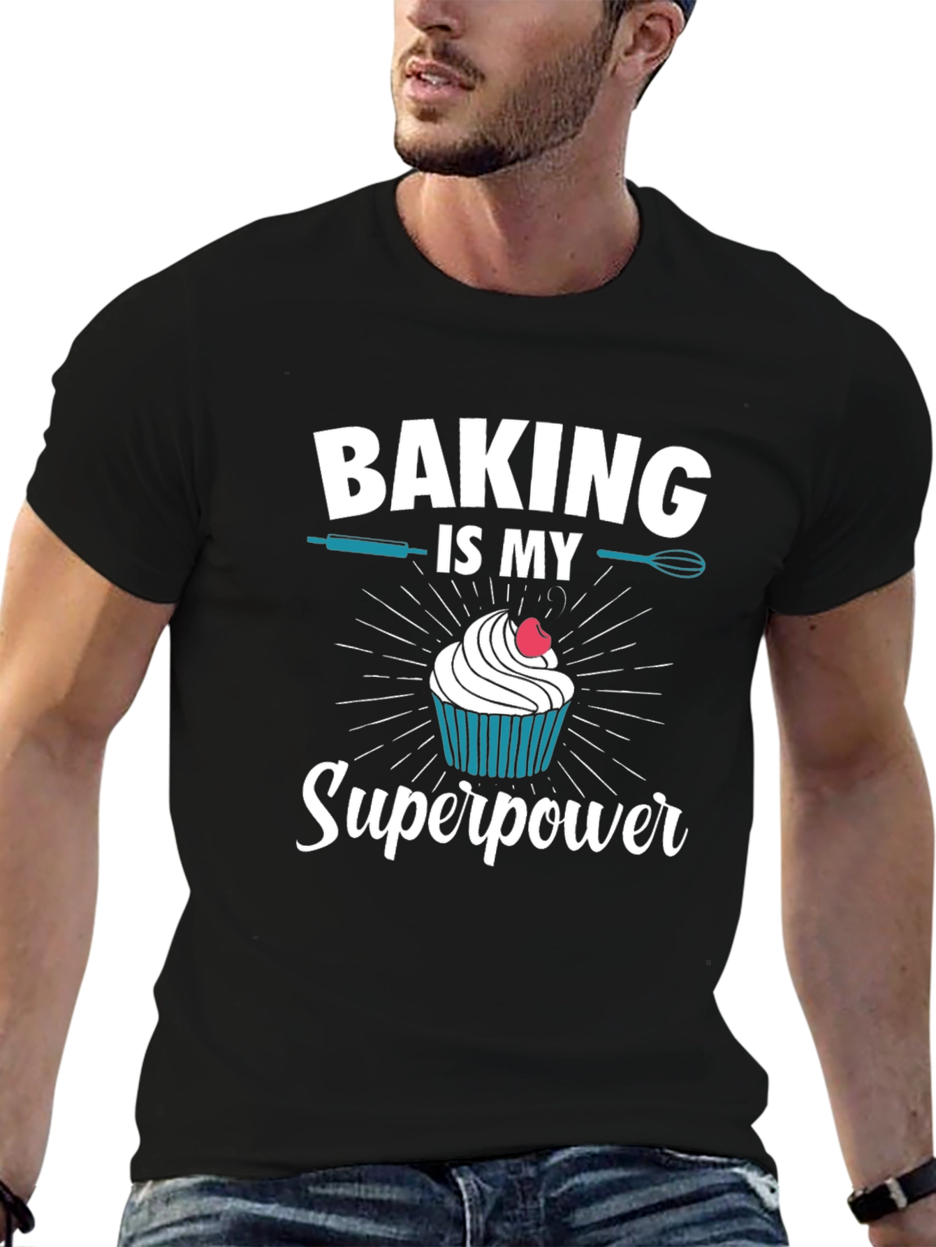 Baking is My Superpower Graphic T-Shirt