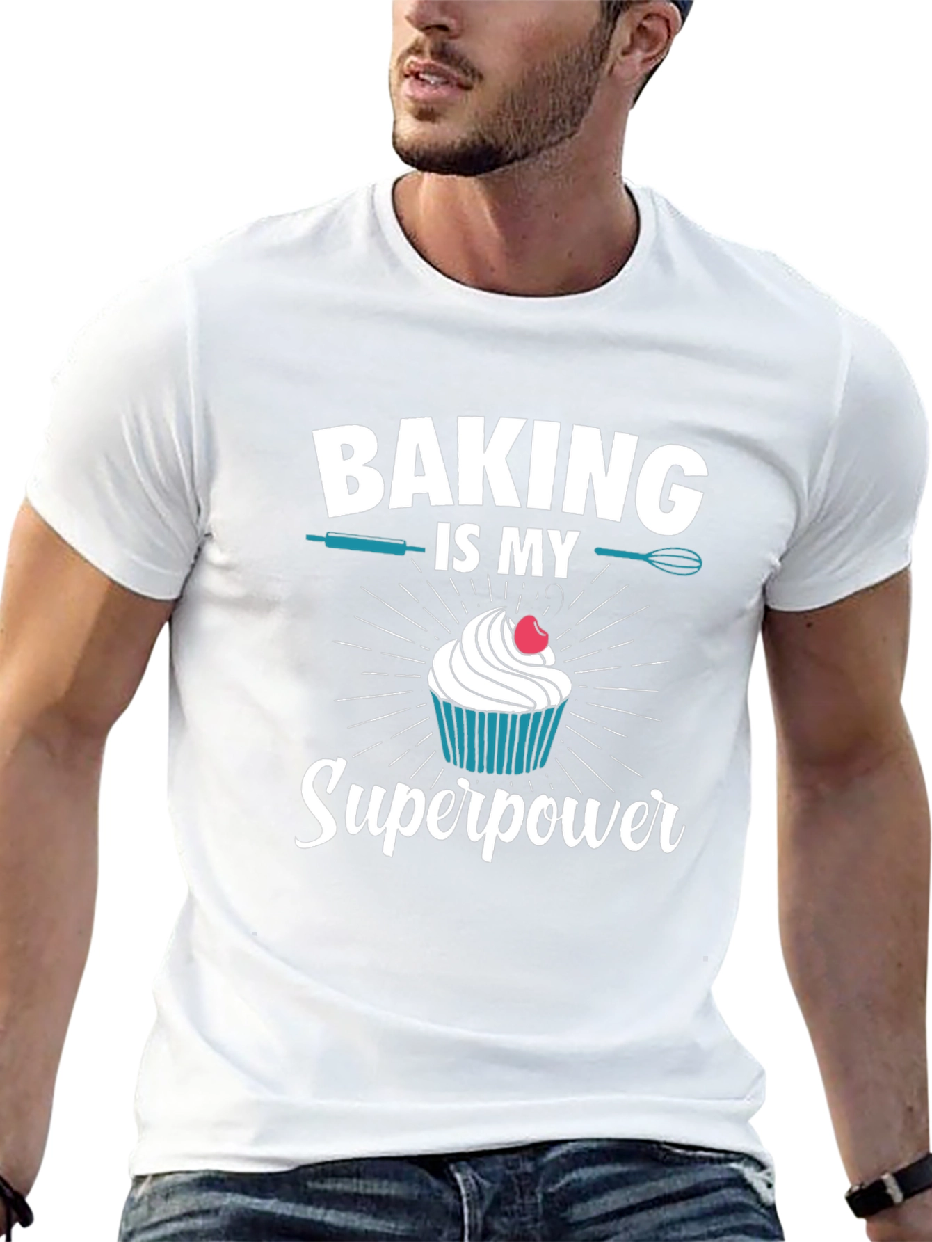 Baking is My Superpower Graphic T-Shirt