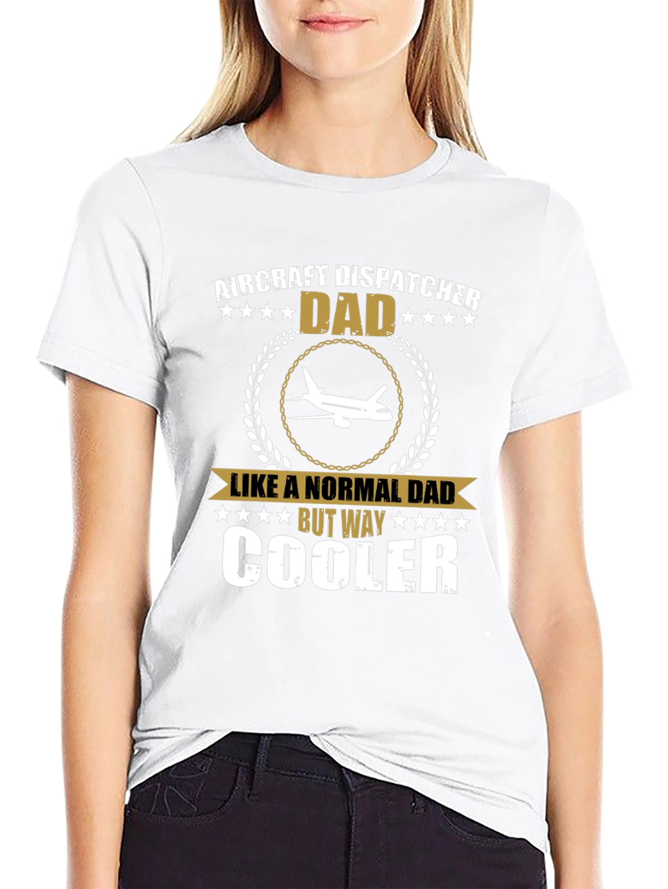 Aircraft Dispatcher Dad T-Shirt - Cool Fathers Day Gift