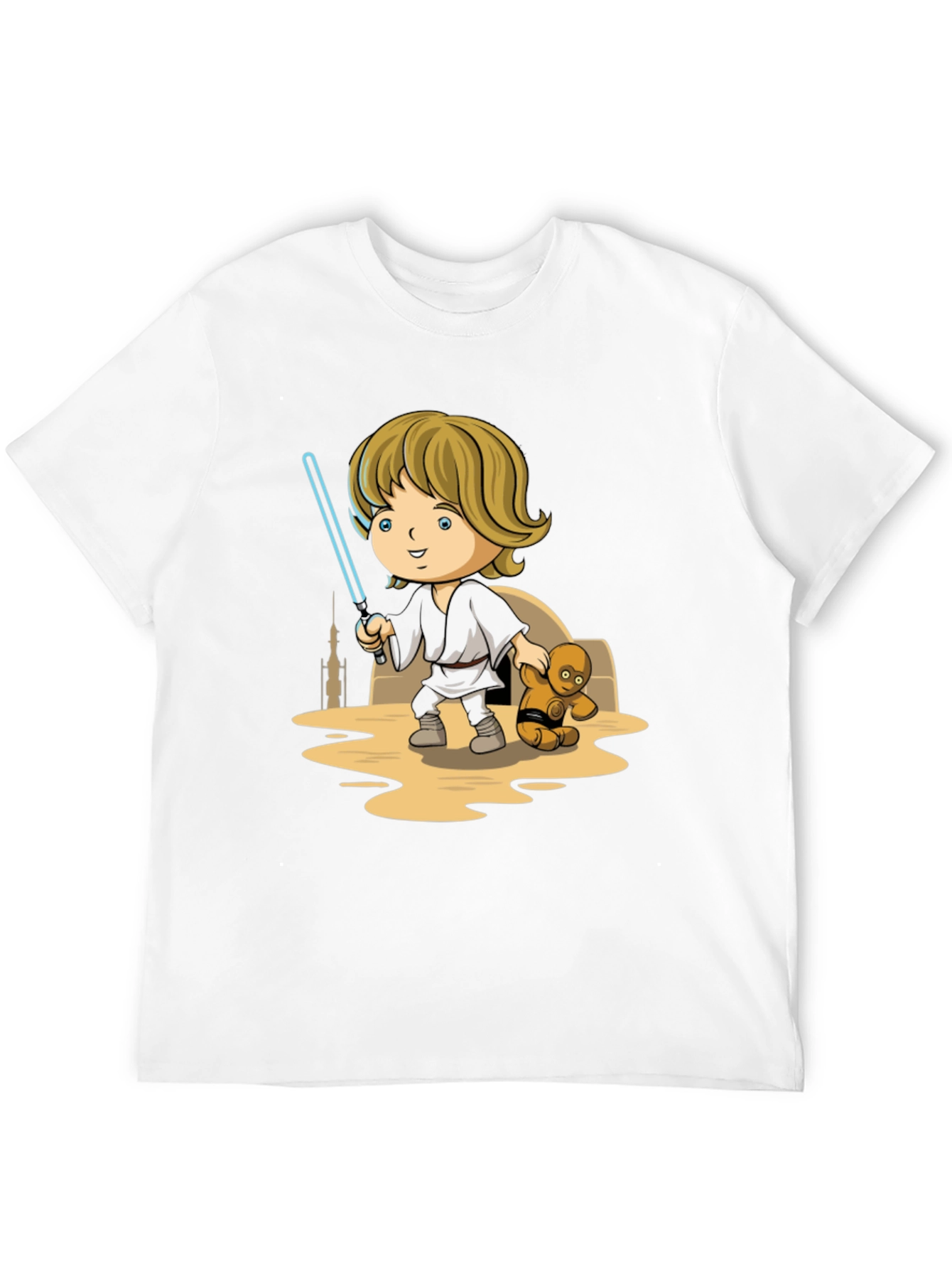 Star Wars Luke Skywalker Cartoon T-Shirt