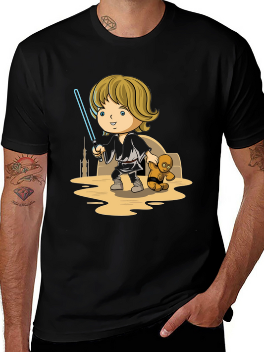 Star Wars Luke Skywalker Cartoon T-Shirt