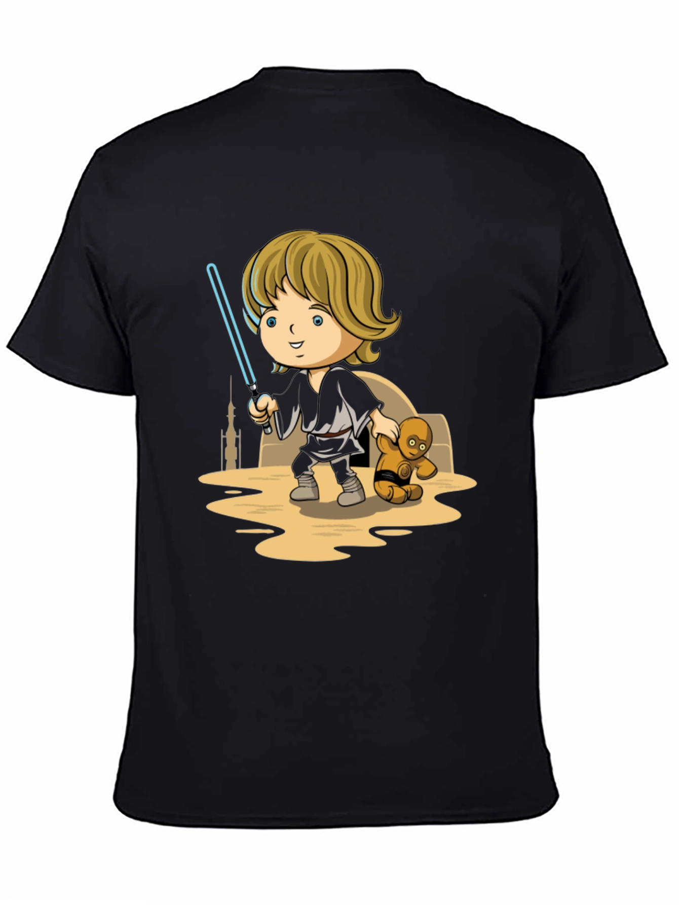 Star Wars Luke Skywalker Cartoon T-Shirt