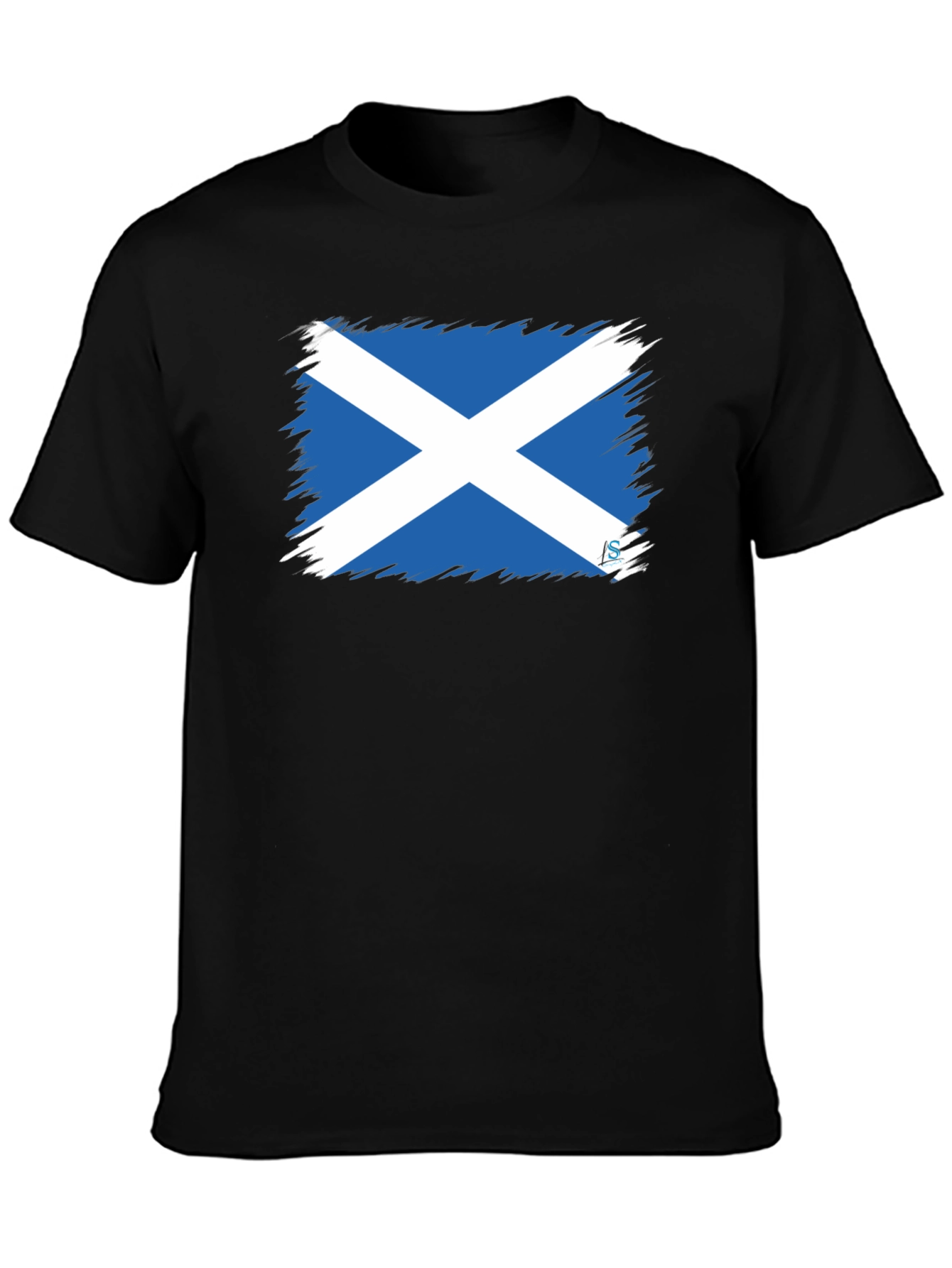 Scotland Flag Brushstroke T-Shirt