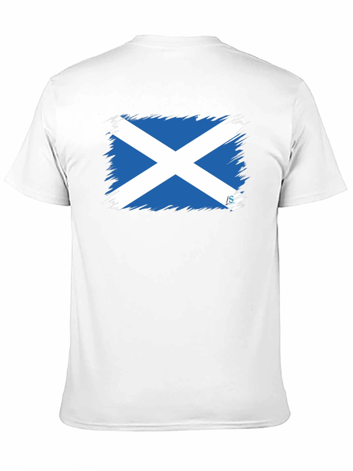 Scotland Flag Brushstroke T-Shirt