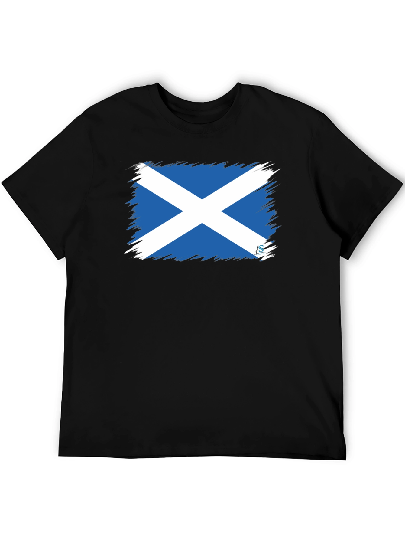 Scotland Flag Brushstroke T-Shirt