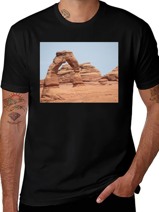 Arches National Park Graphic Tee - Black Cotton Blend