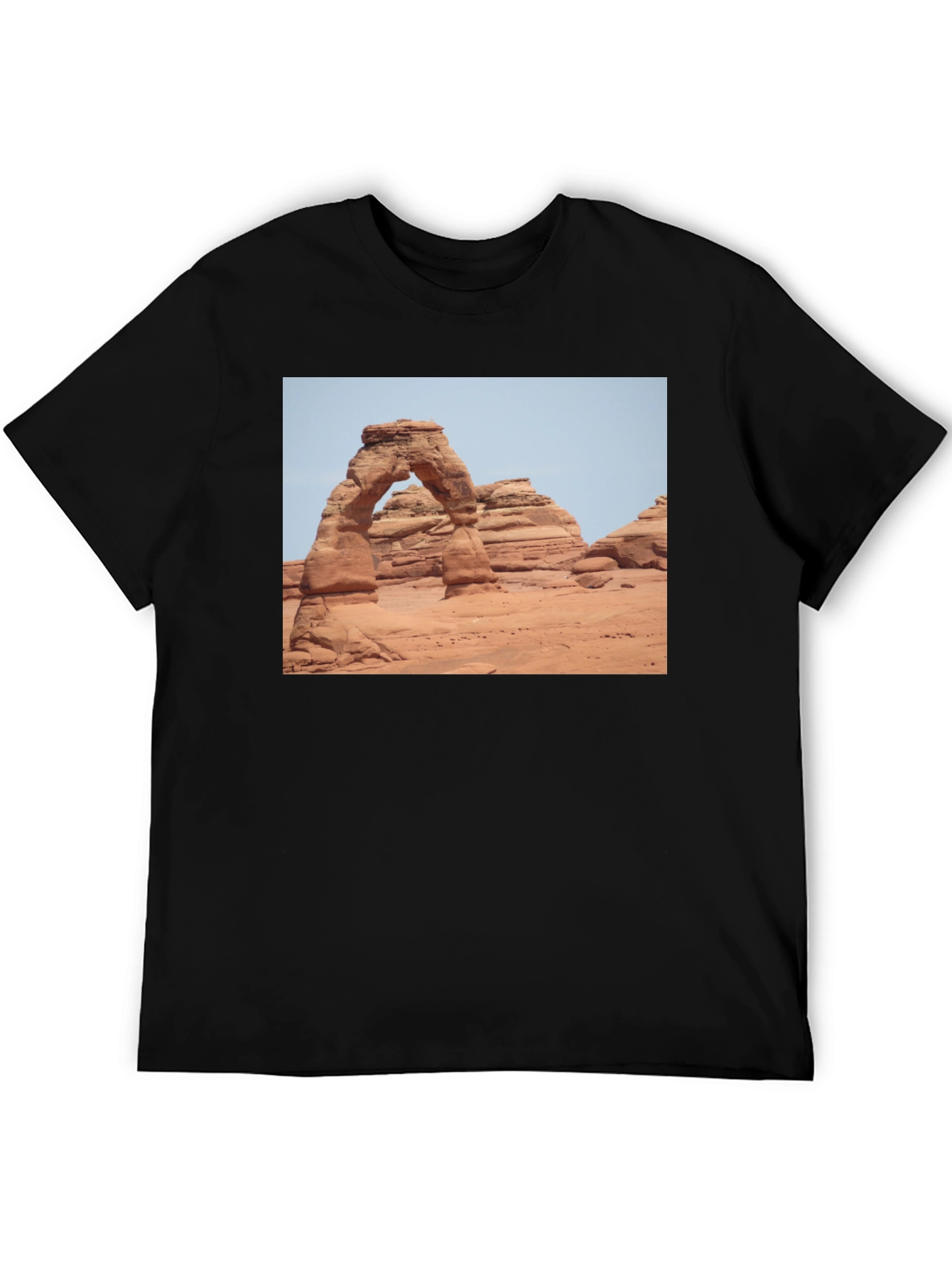 Arches National Park Graphic Tee - Black Cotton Blend