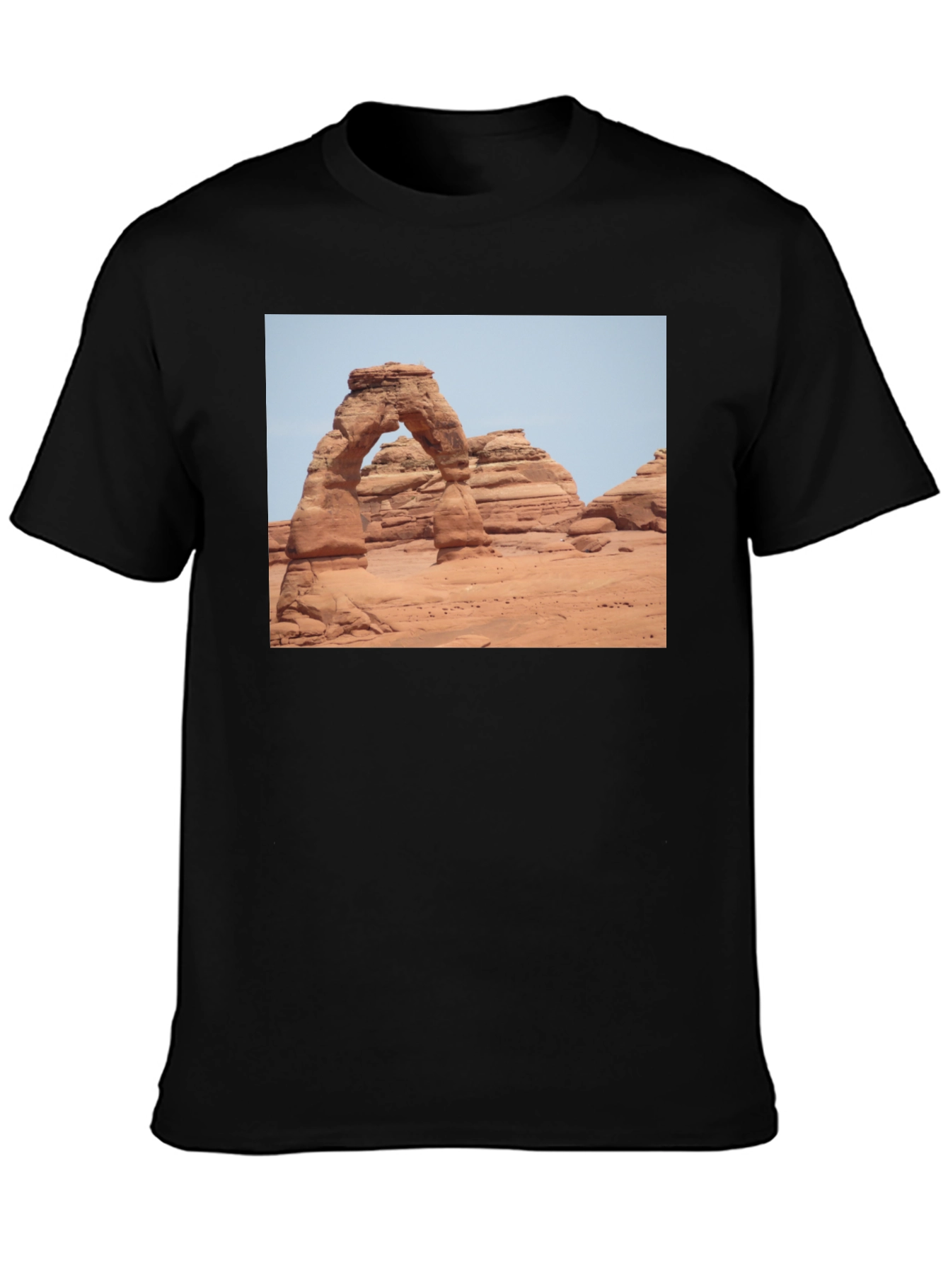 Arches National Park Graphic Tee - Black Cotton Blend