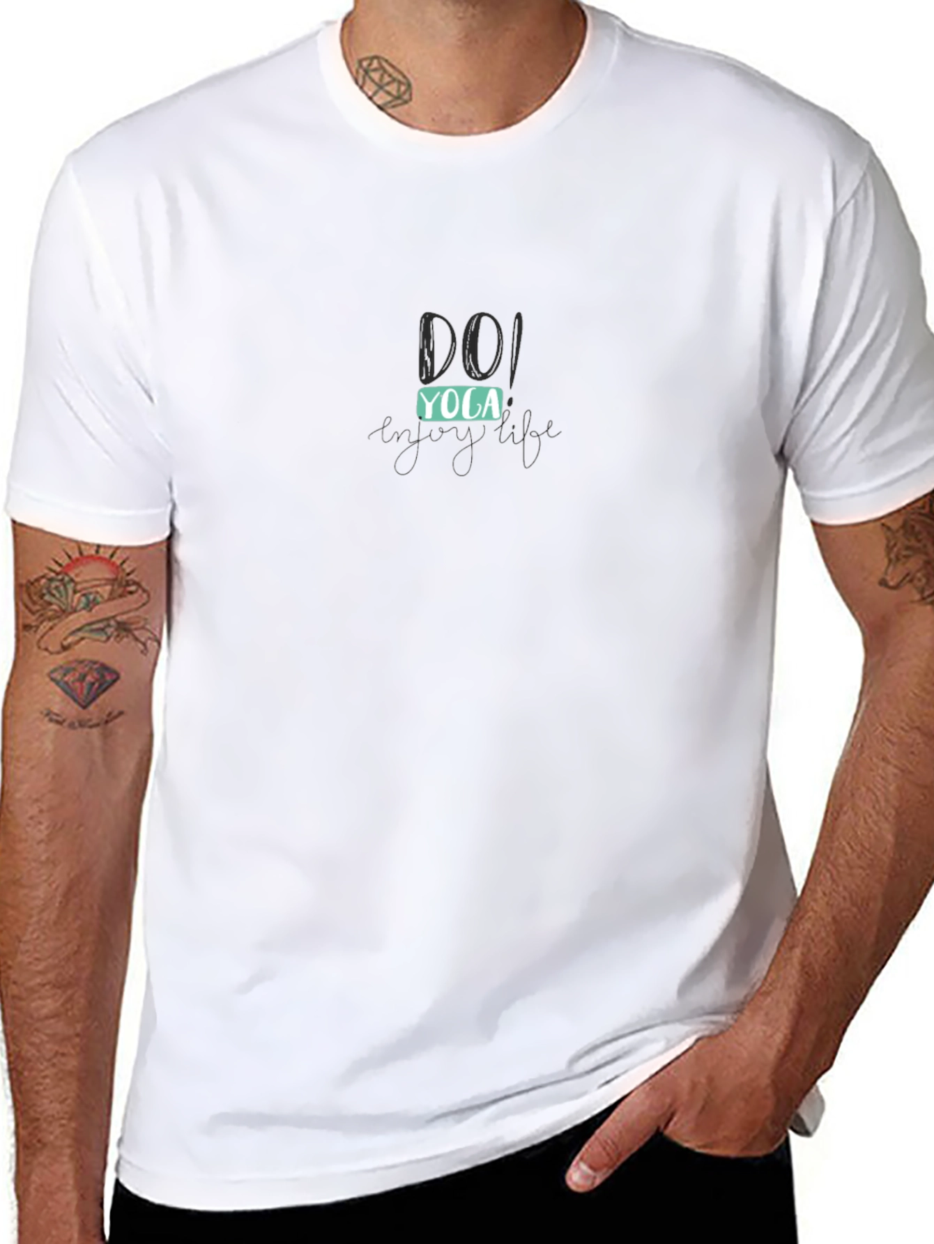 Do Yoga Graphic Black Tee