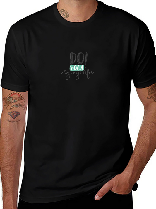 Do Yoga Graphic Black Tee