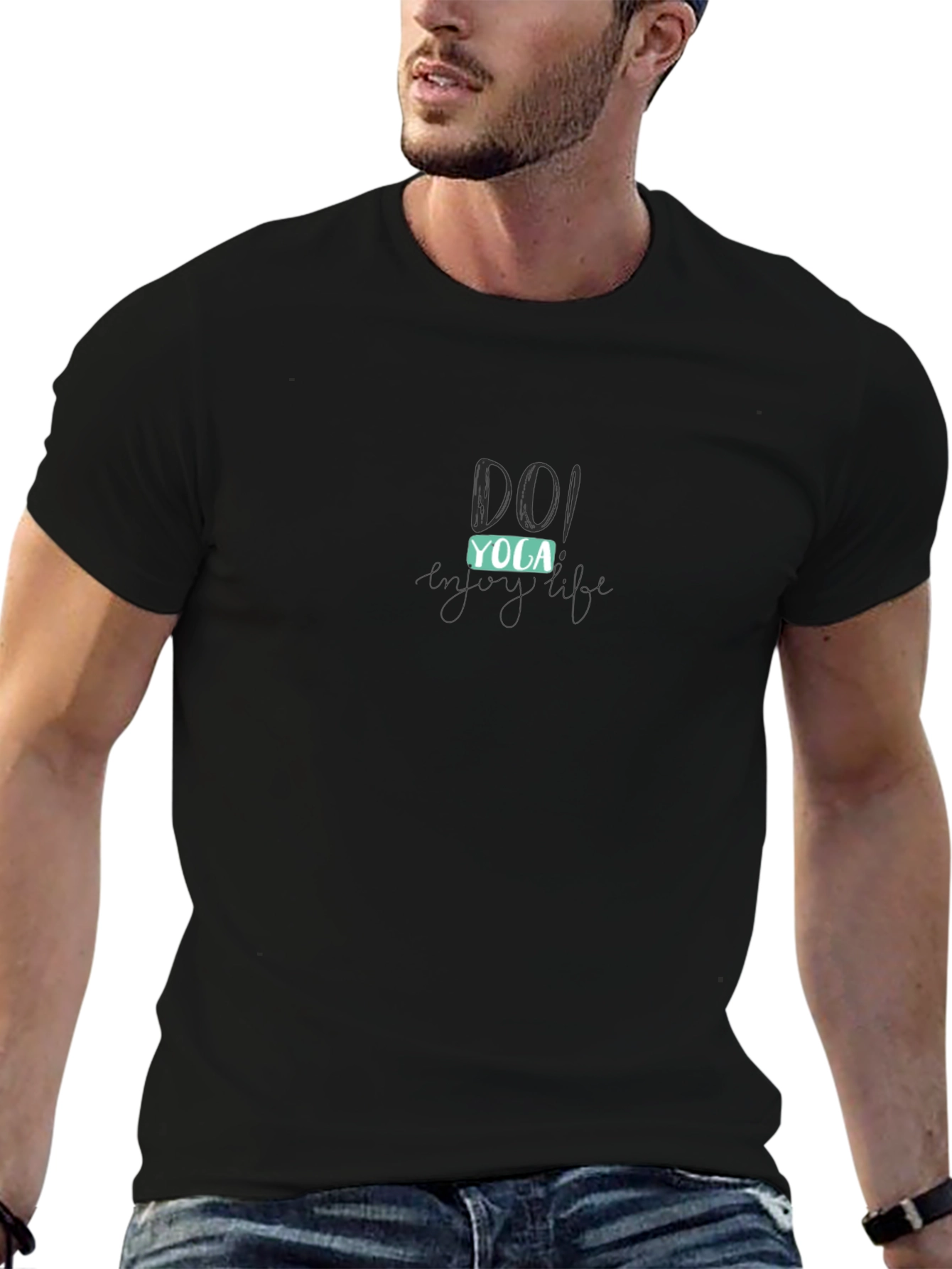 Do Yoga Graphic Black Tee