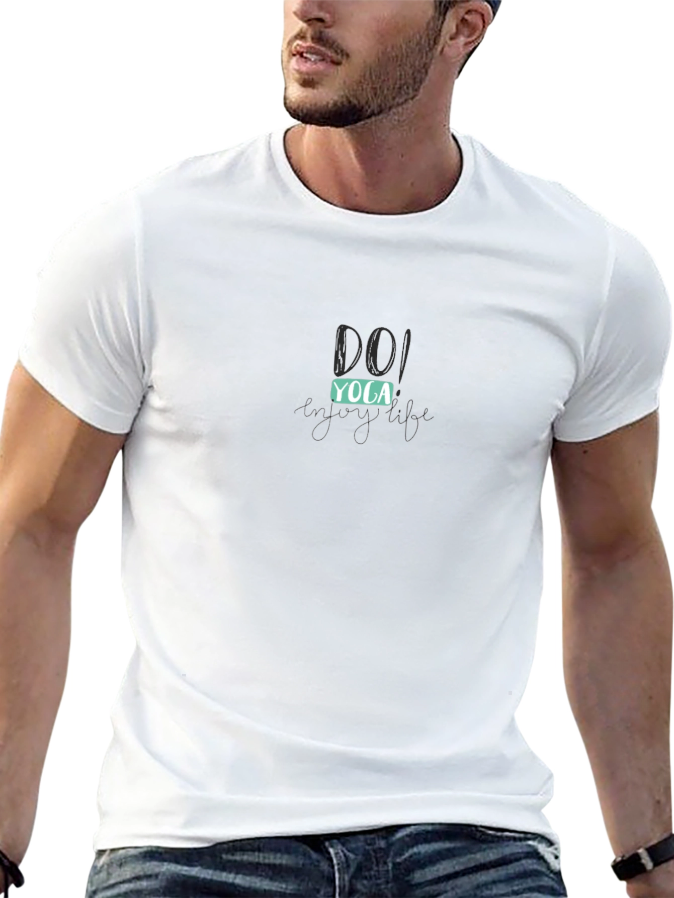 Do Yoga Graphic Black Tee