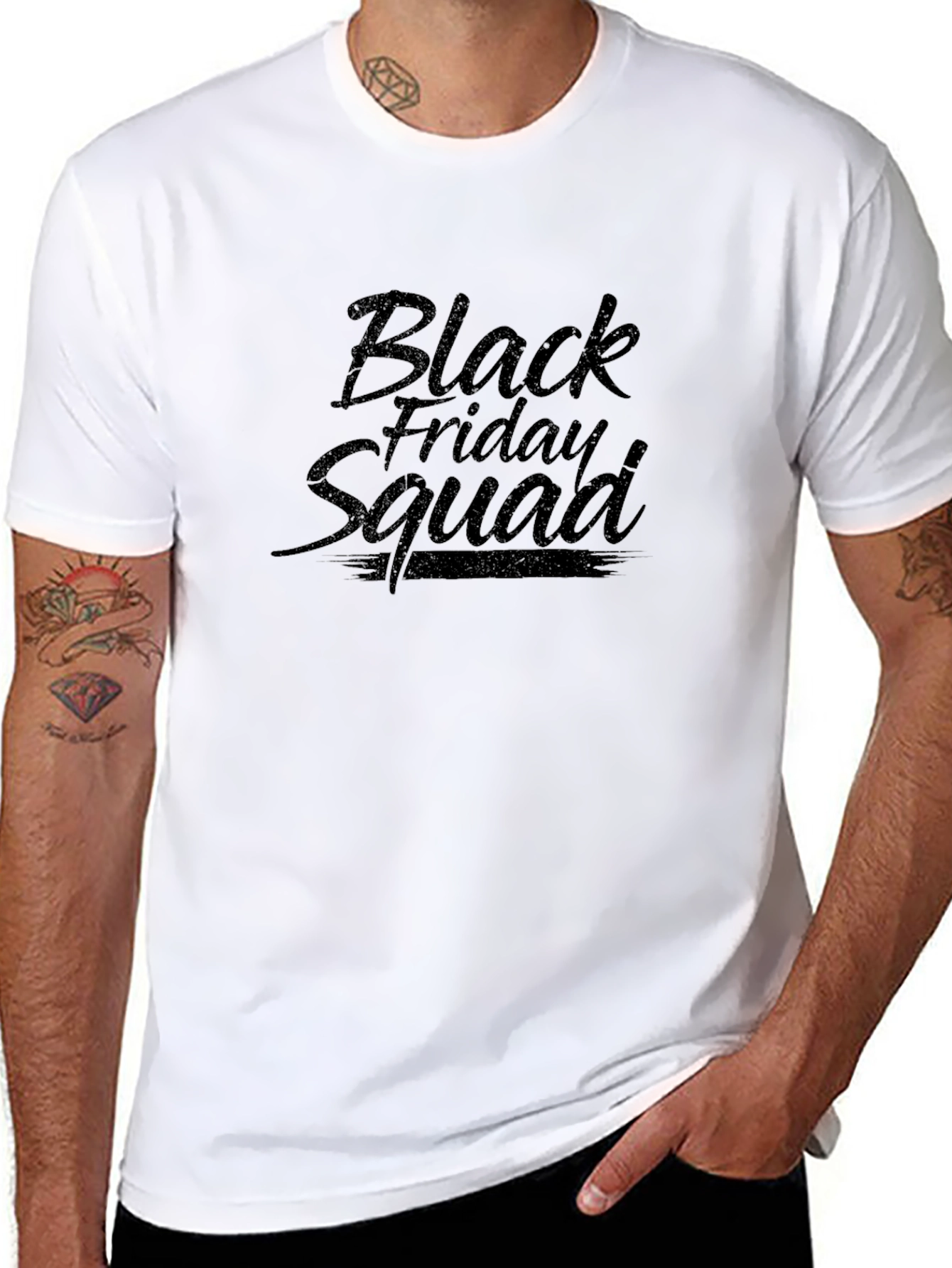 Black Friday Squad Graphic Tee - Mens Black Shirt