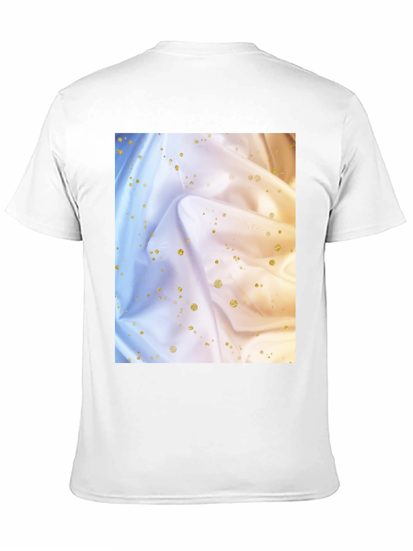 Draped Fabric Graphic Tee - Soft Style