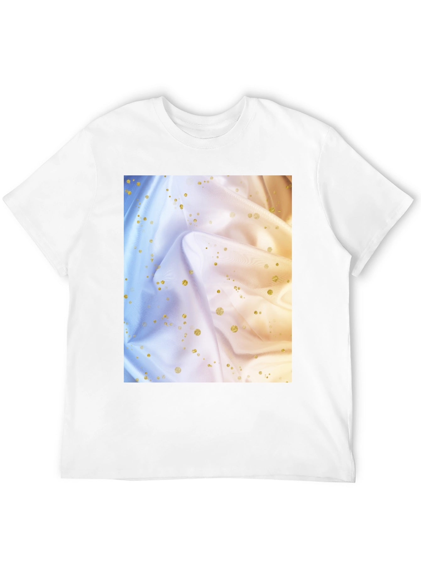 Draped Fabric Graphic Tee - Soft Style