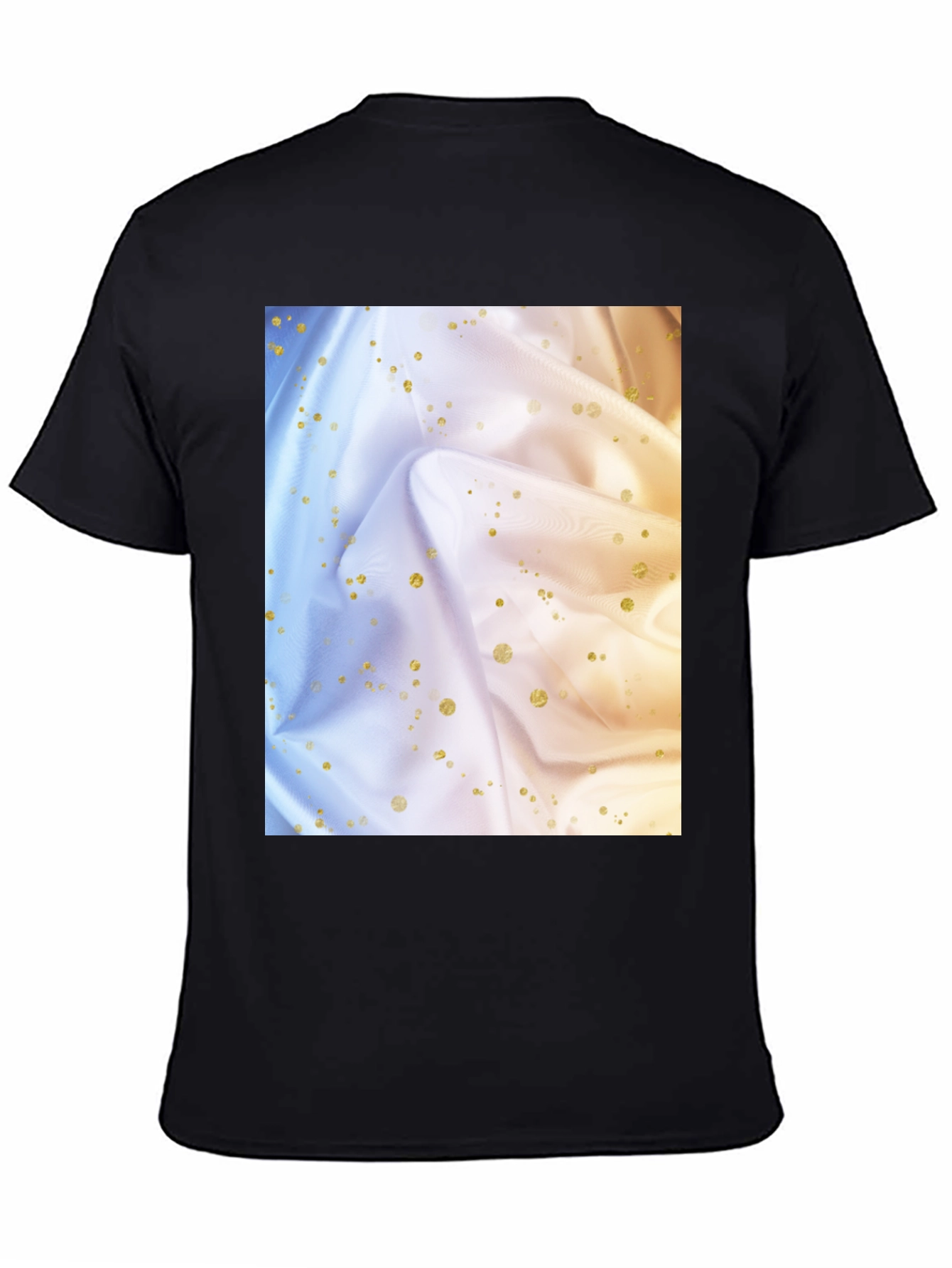 Draped Fabric Graphic Tee - Soft Style
