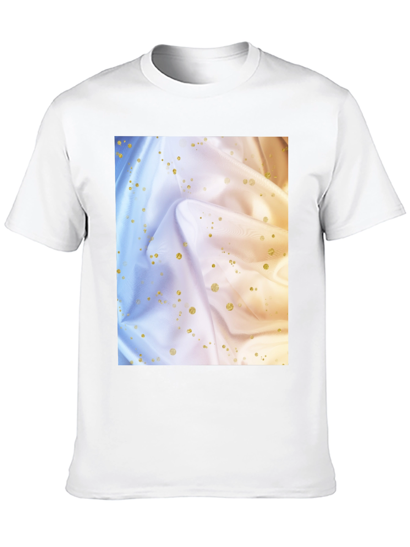 Draped Fabric Graphic Tee - Soft Style