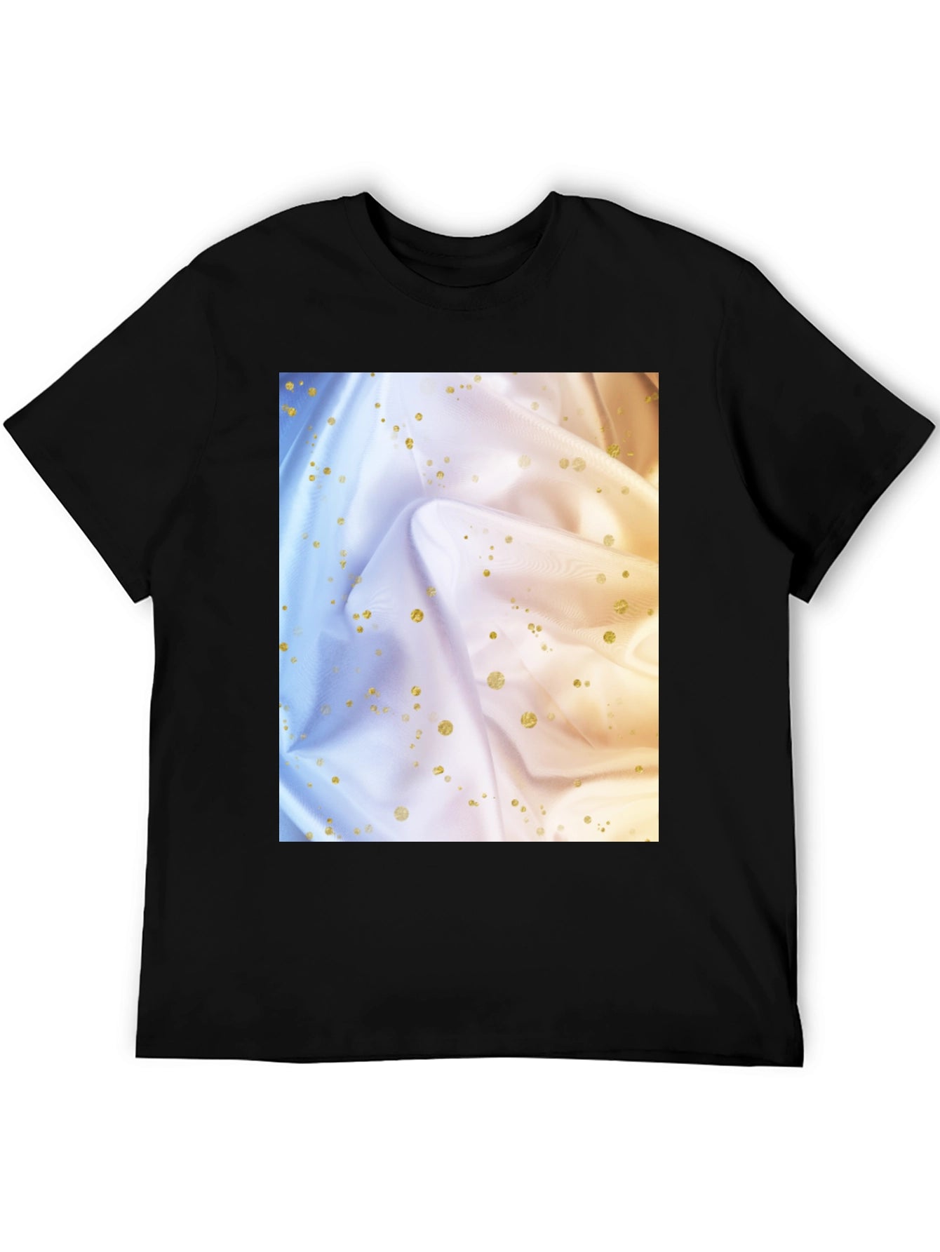 Draped Fabric Graphic Tee - Soft Style