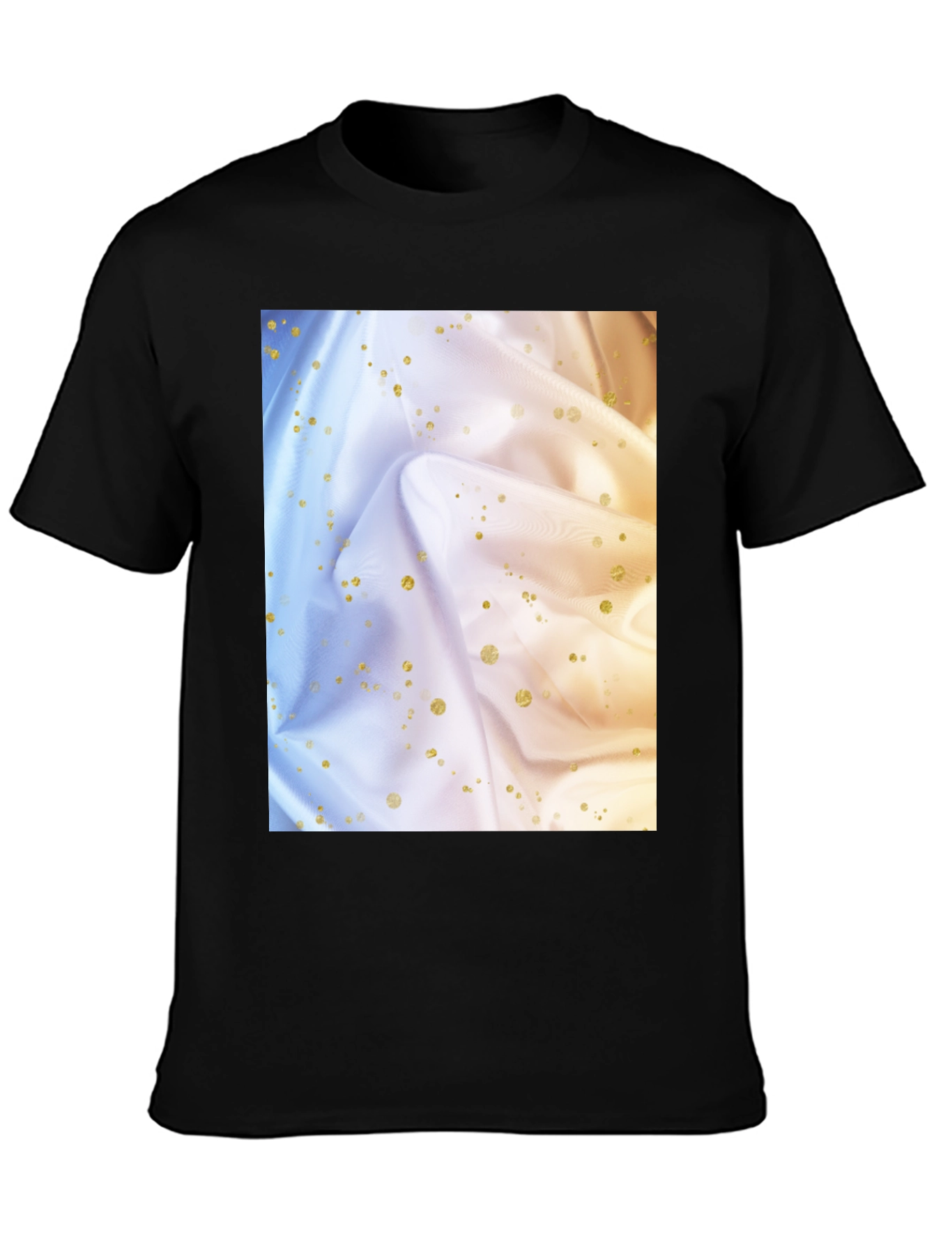 Draped Fabric Graphic Tee - Soft Style