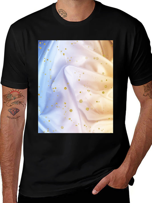 Draped Fabric Graphic Tee - Soft Style