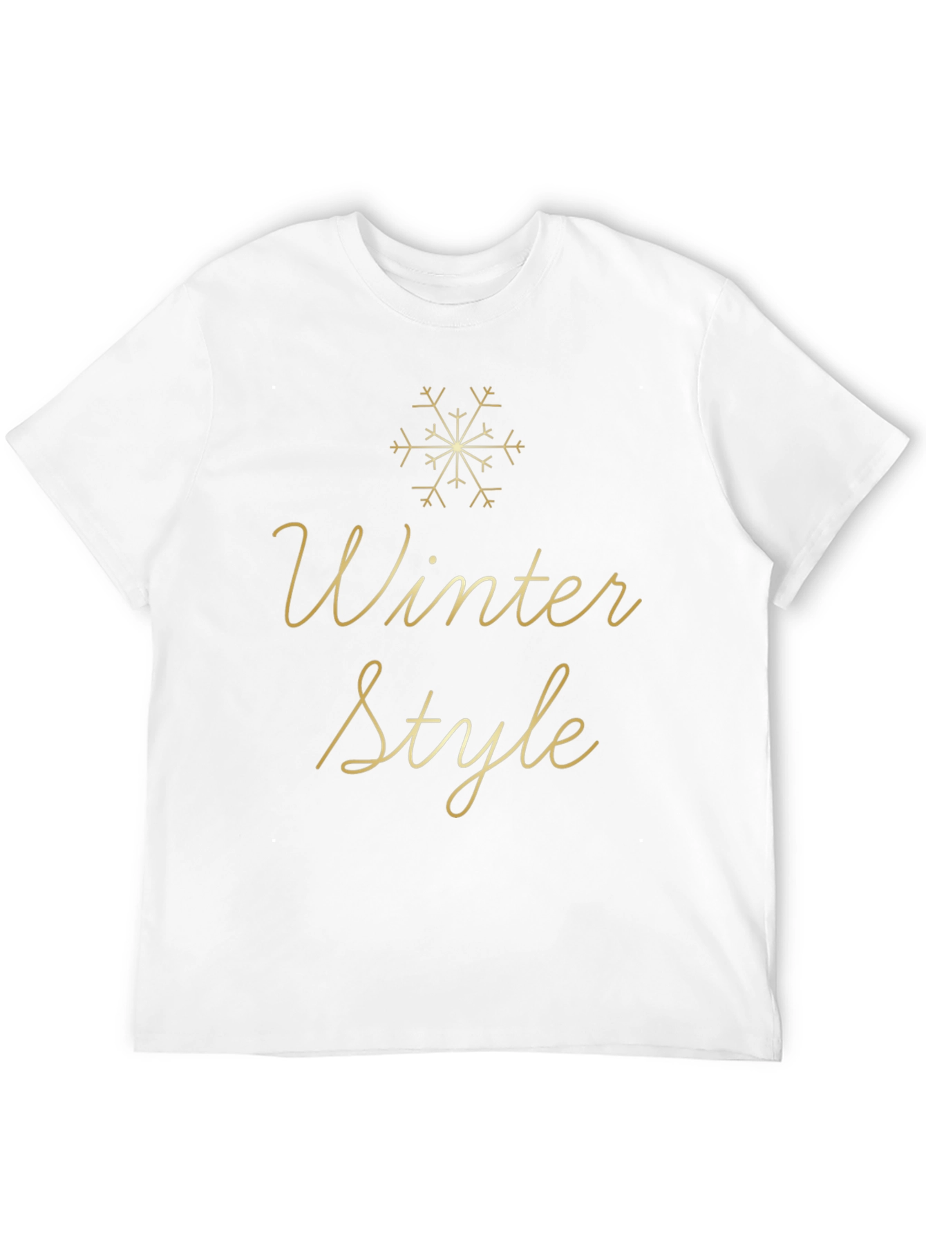 Winter Style Black T-Shirt