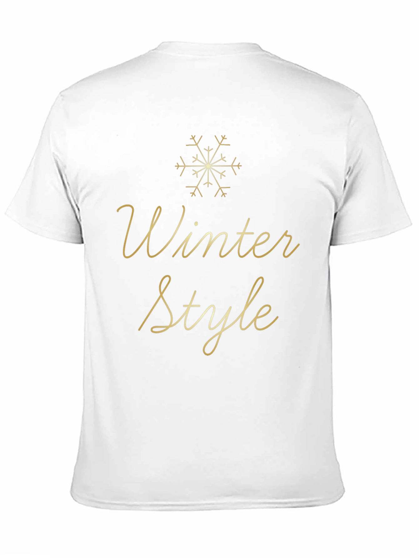 Winter Style Black T-Shirt