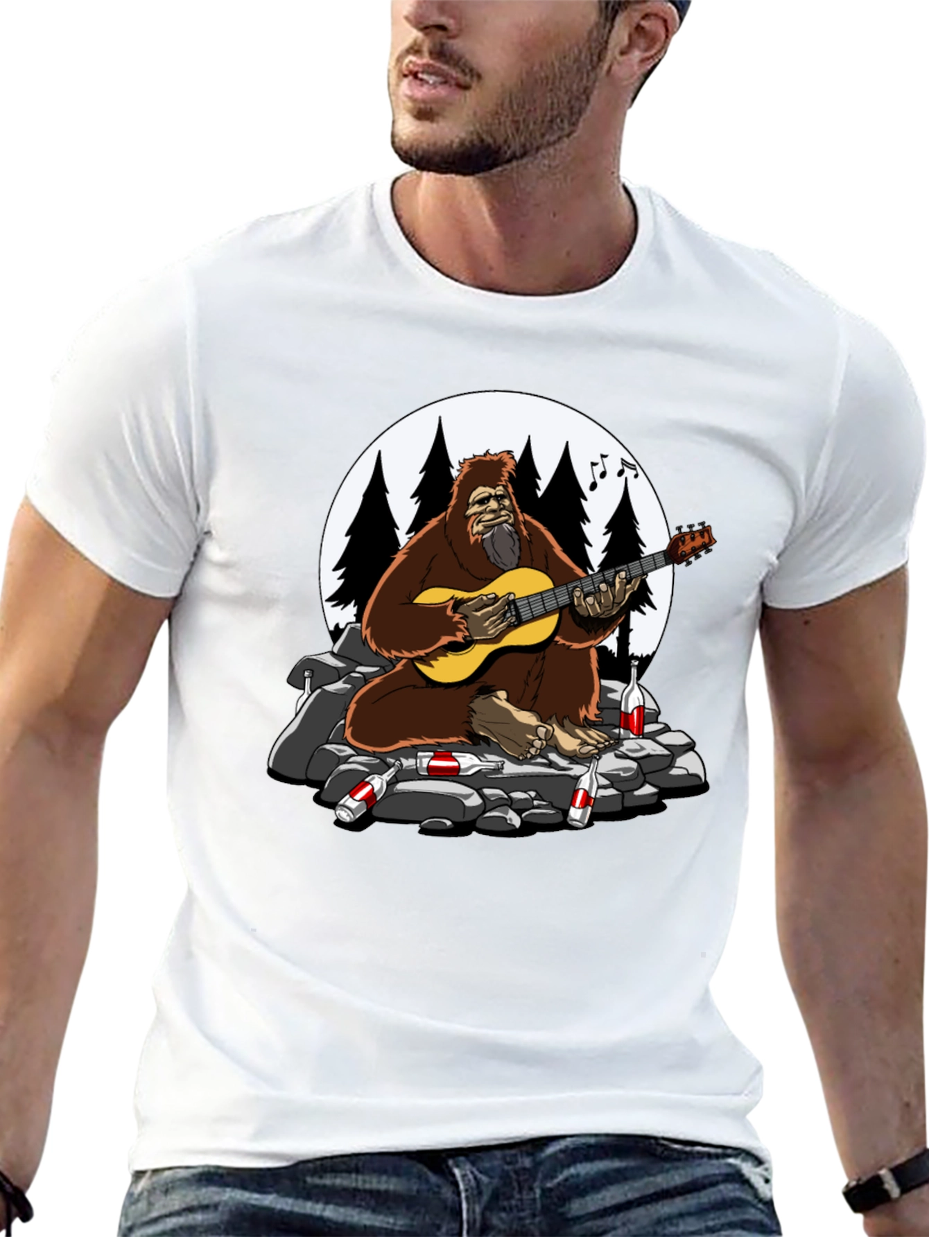 Bigfoot Guitar T-Shirt