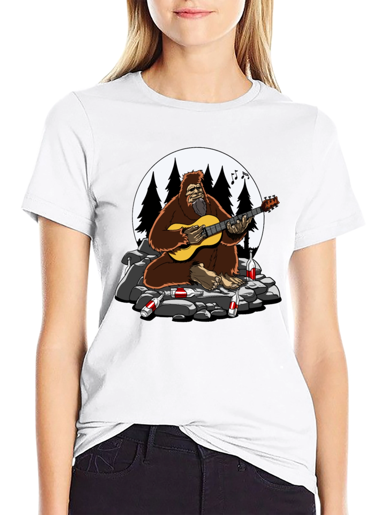 Bigfoot Guitar T-Shirt