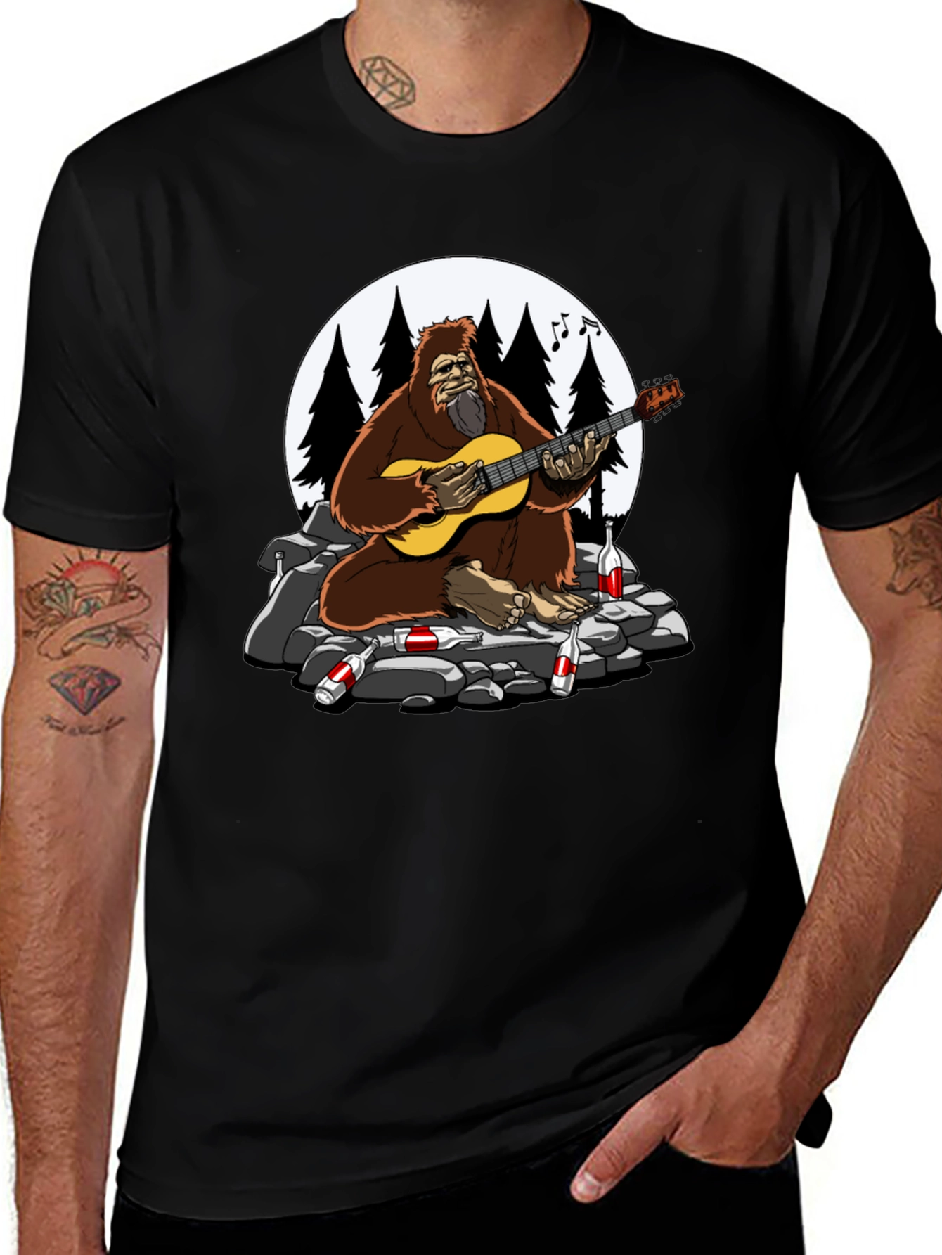 Bigfoot Guitar T-Shirt