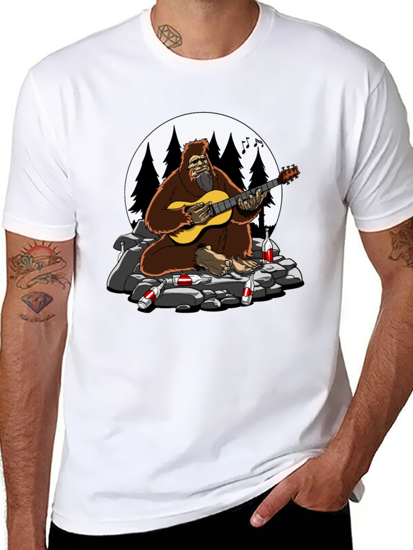 Bigfoot Guitar T-Shirt