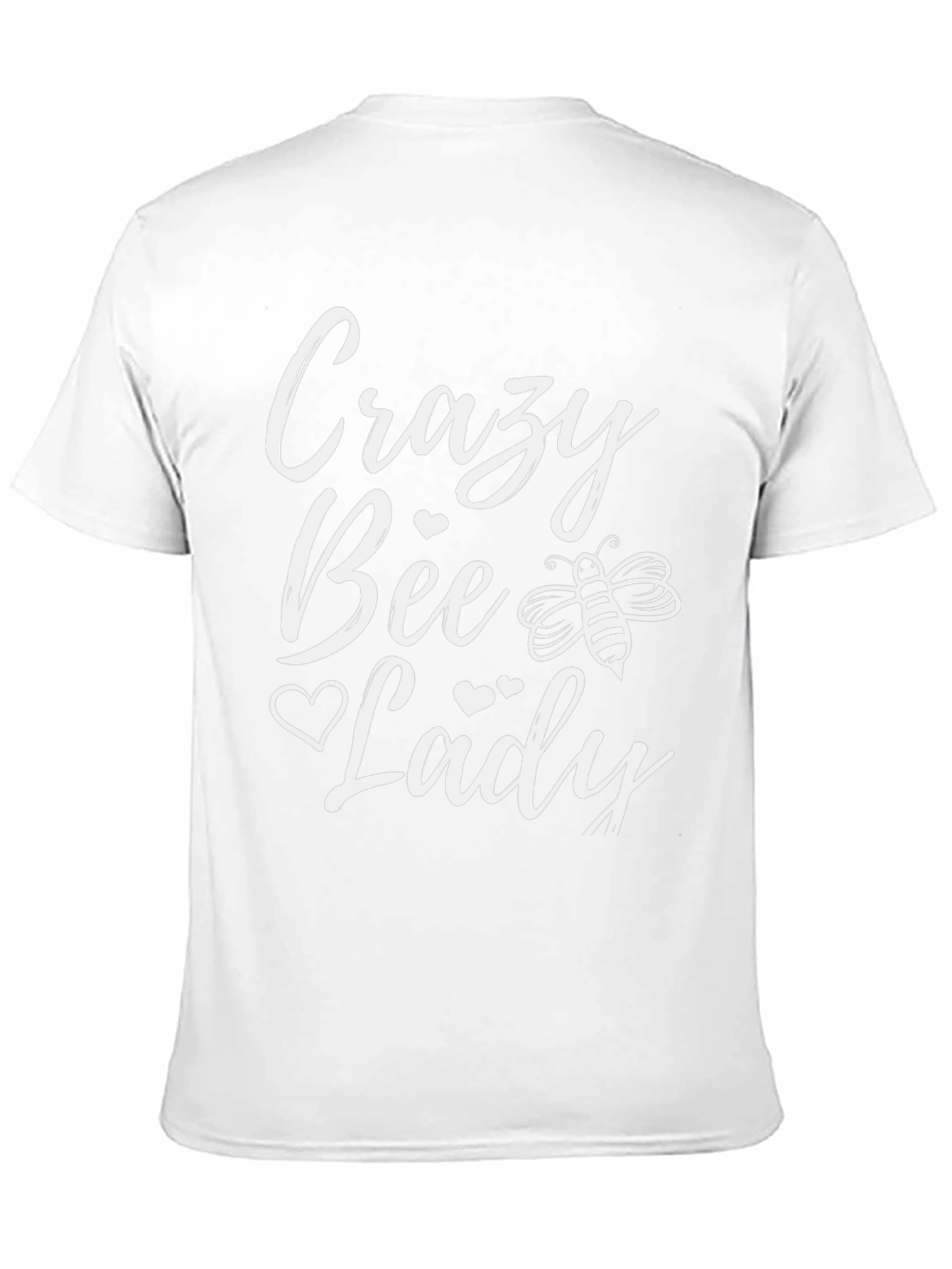 Crazy Bee Lady T-Shirt - Black Cotton Tee