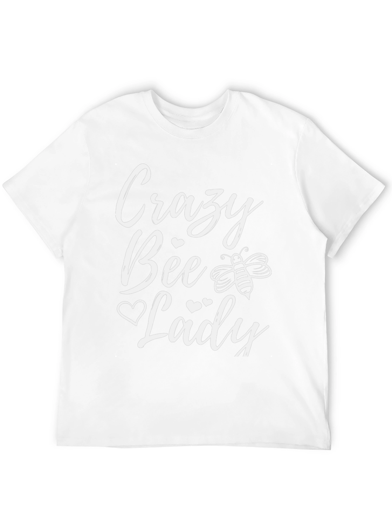 Crazy Bee Lady T-Shirt - Black Cotton Tee