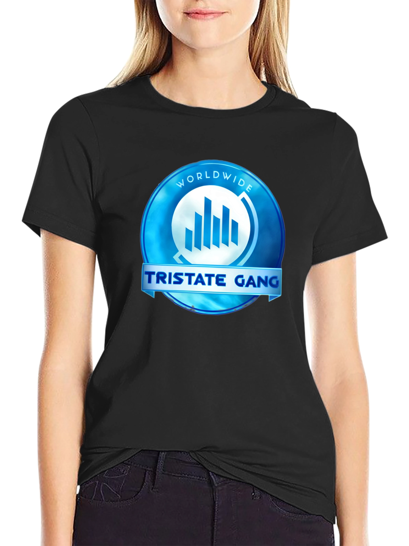 TriState Gang Graphic Tee - Worldwide Blue Emblem