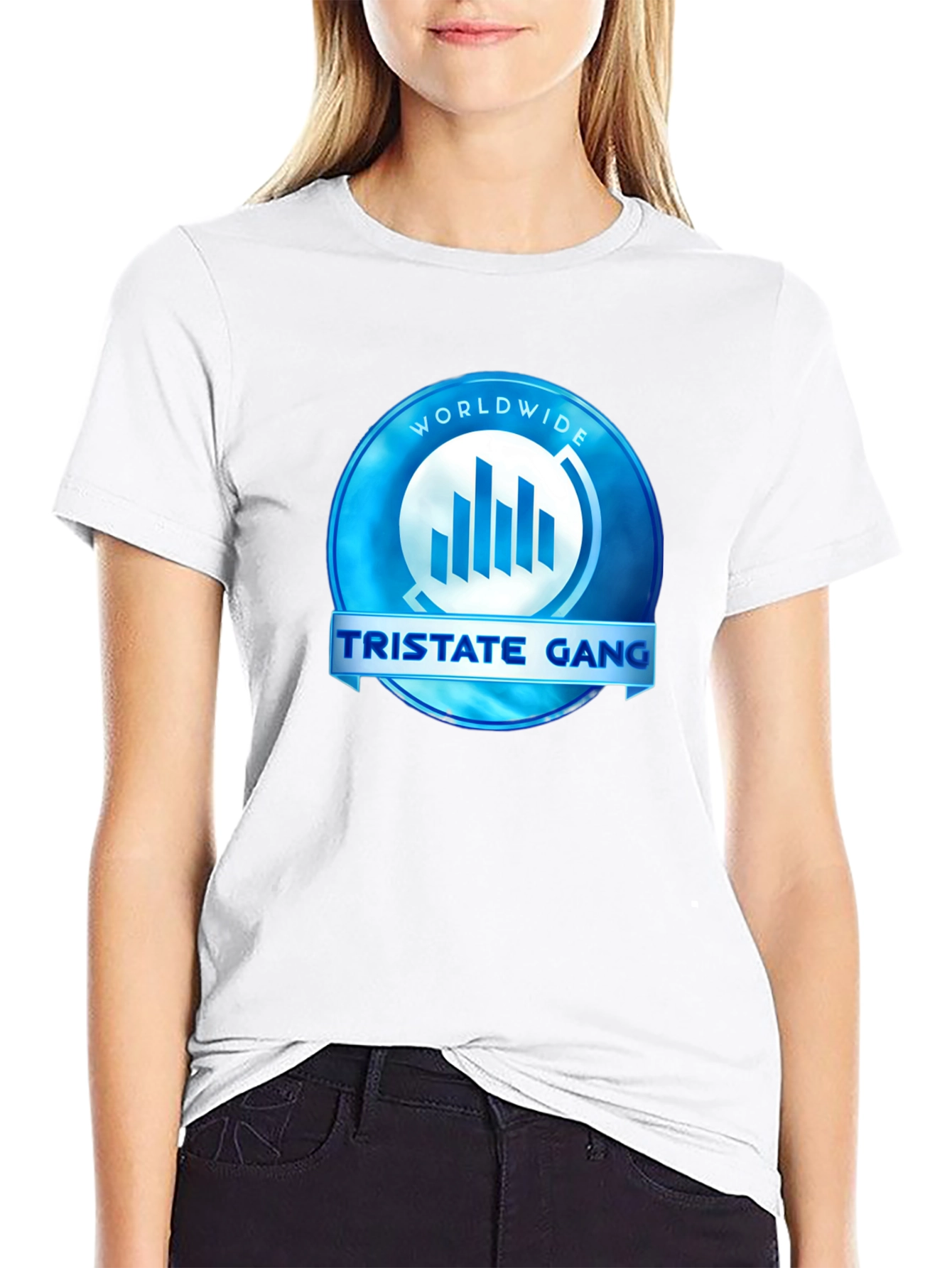 TriState Gang Graphic Tee - Worldwide Blue Emblem