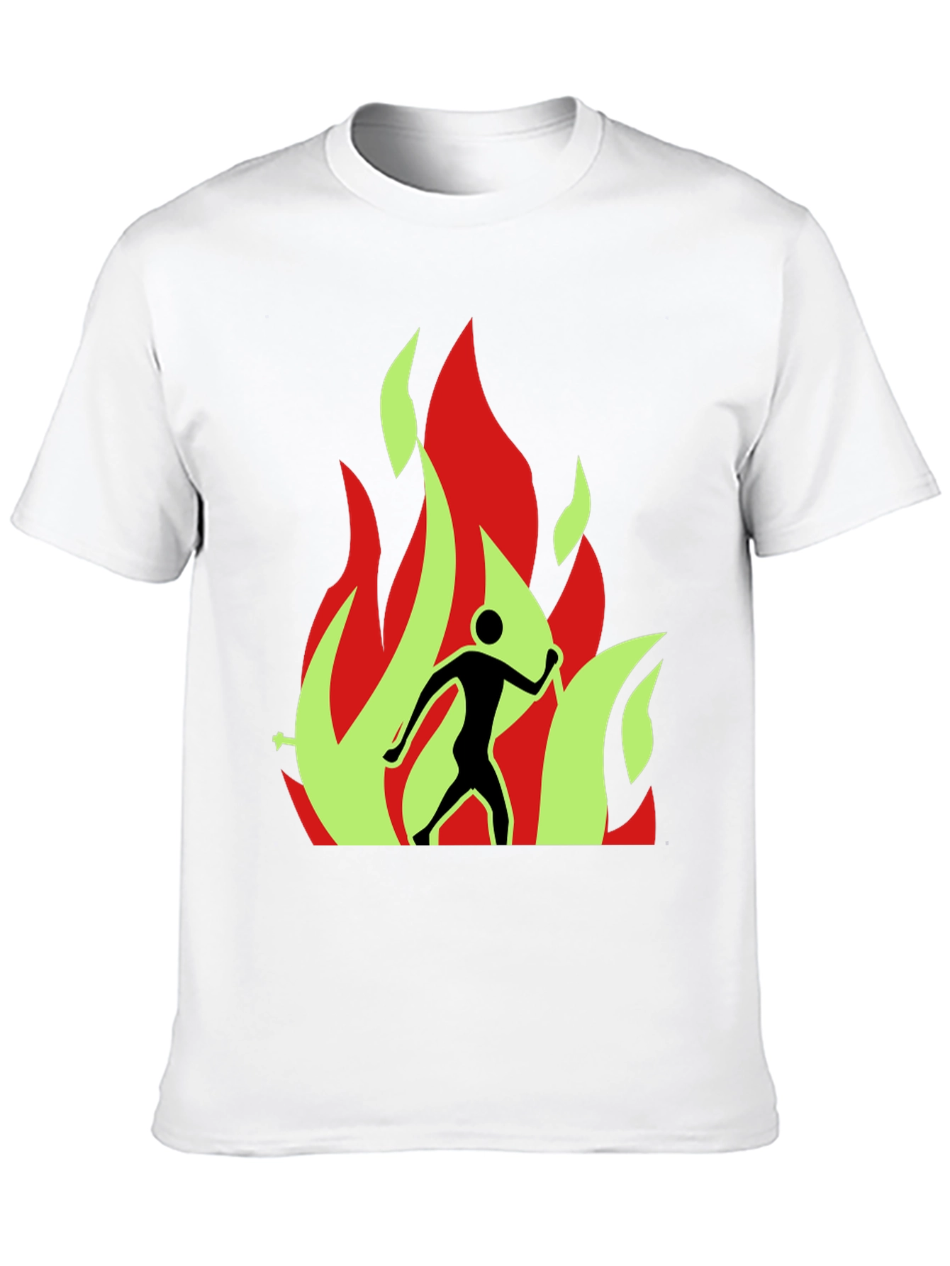 Burning Man Graphic Tee - Black T-Shirt