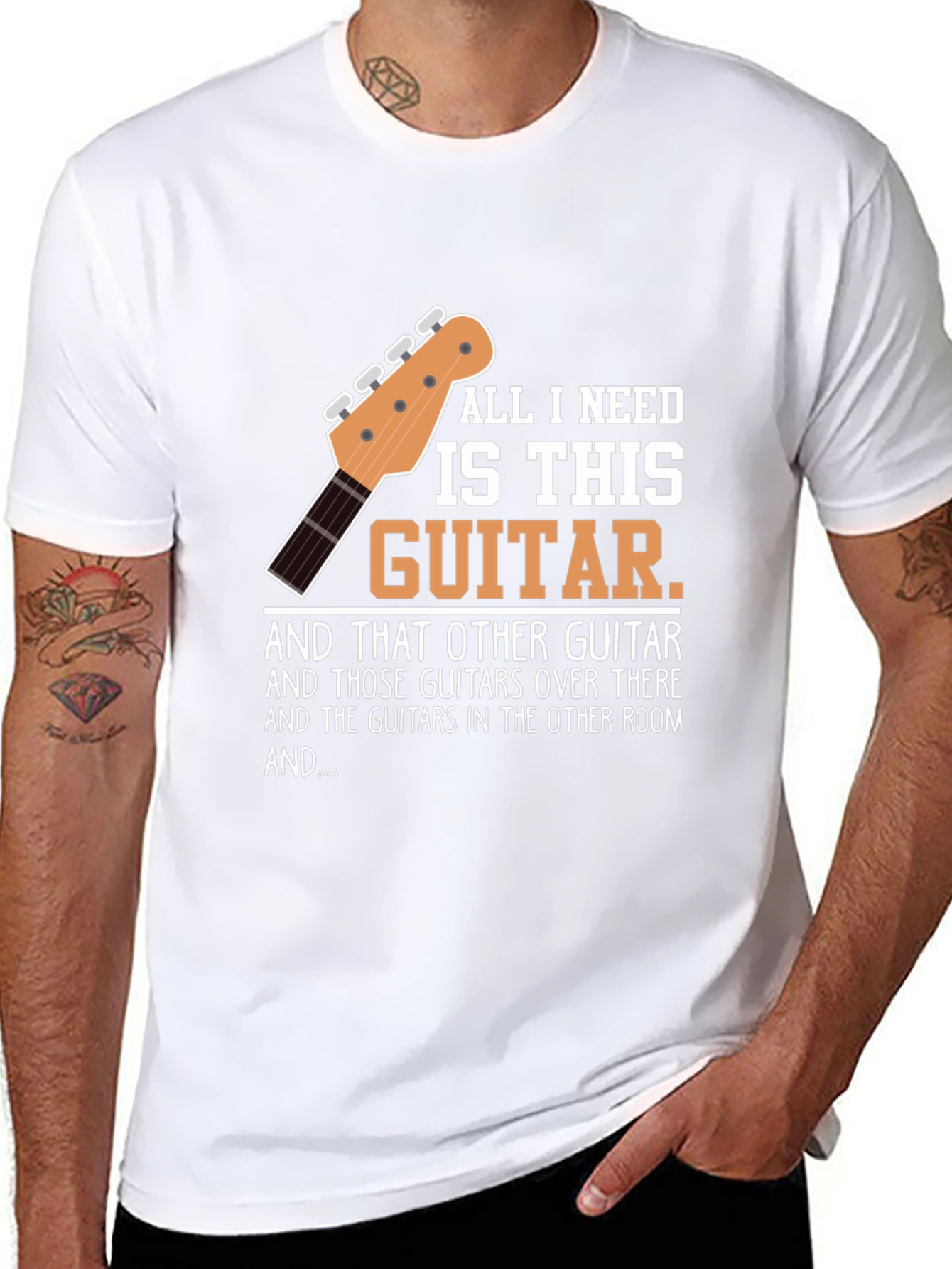 All I Need Is This Guitar Graphic Tee