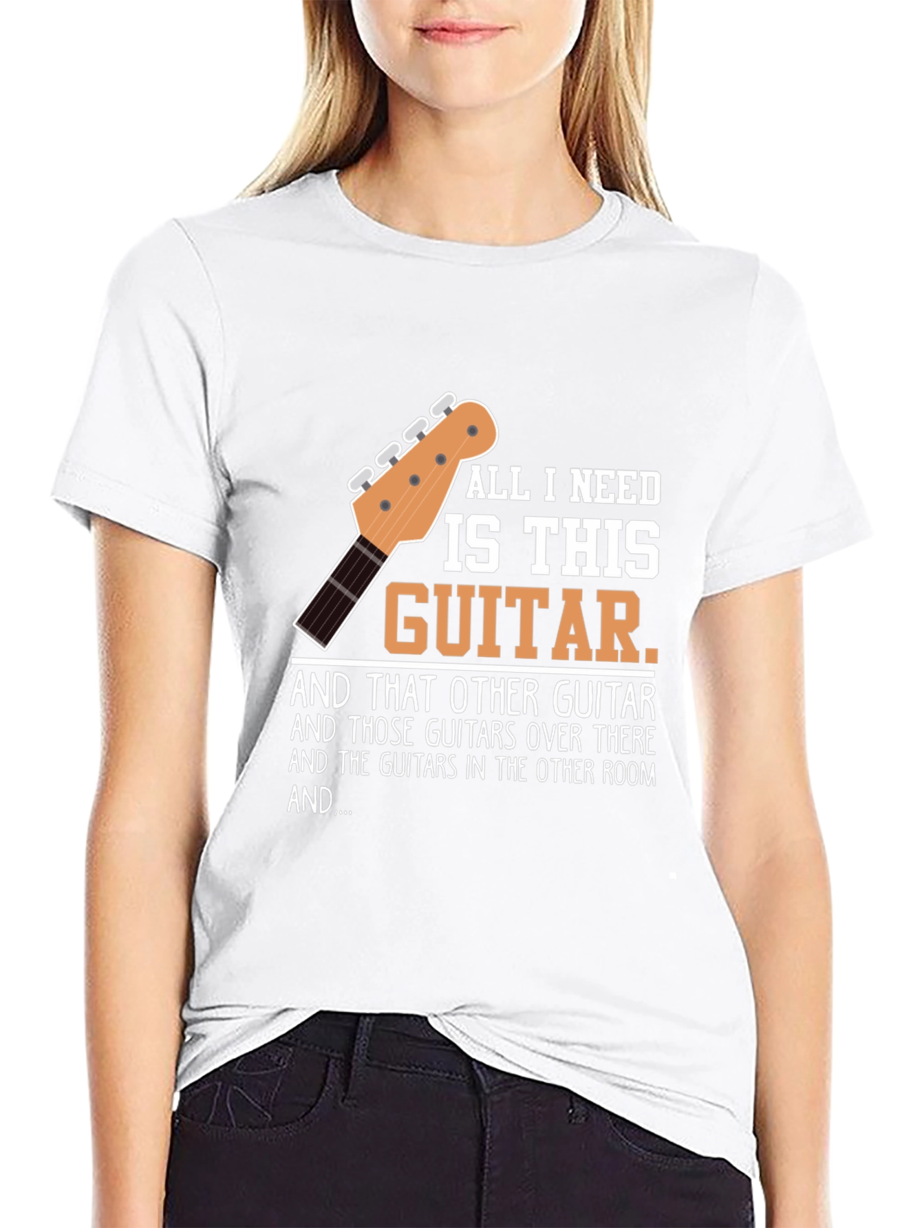 All I Need Is This Guitar Graphic Tee