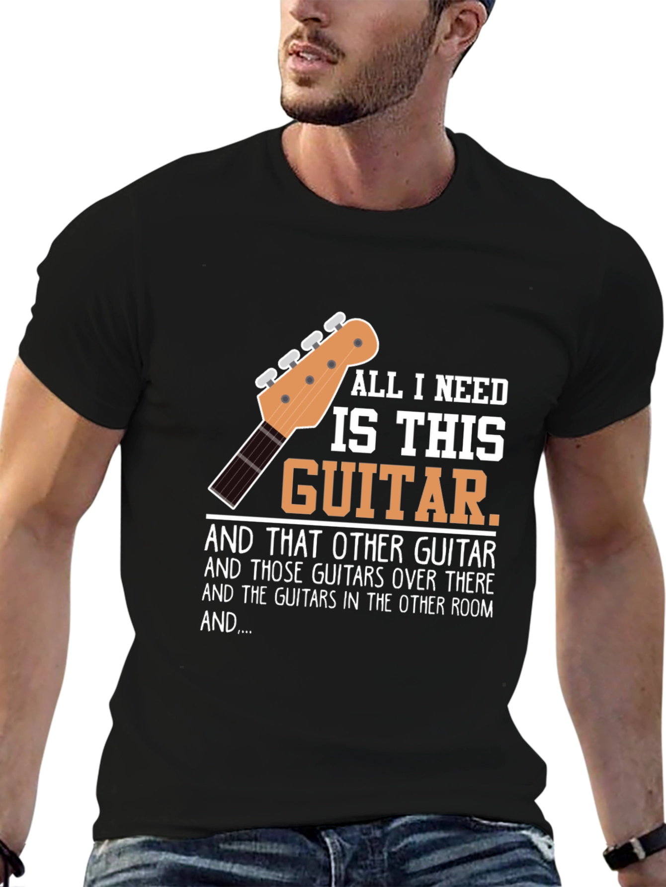 All I Need Is This Guitar Graphic Tee