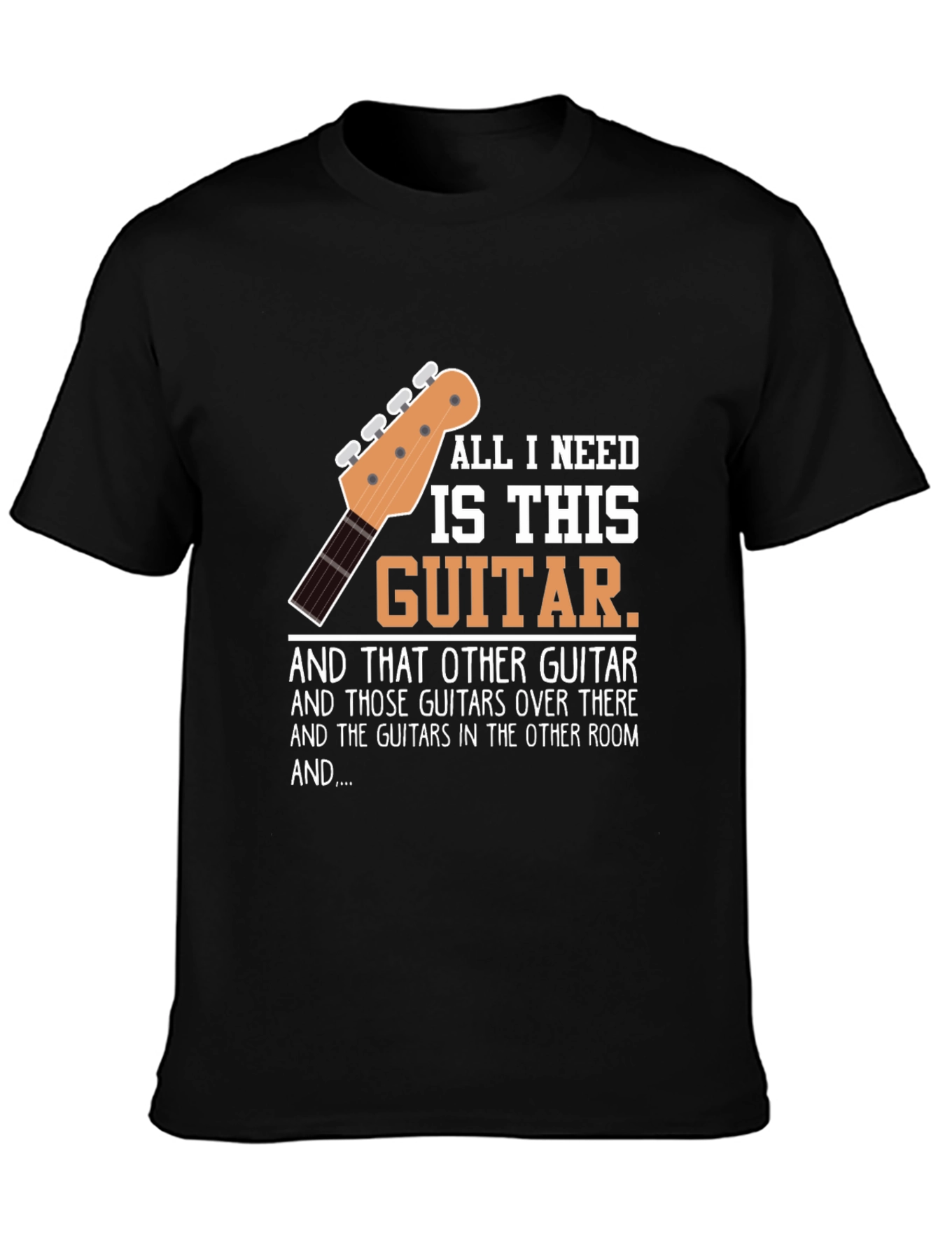 All I Need Is This Guitar Graphic Tee
