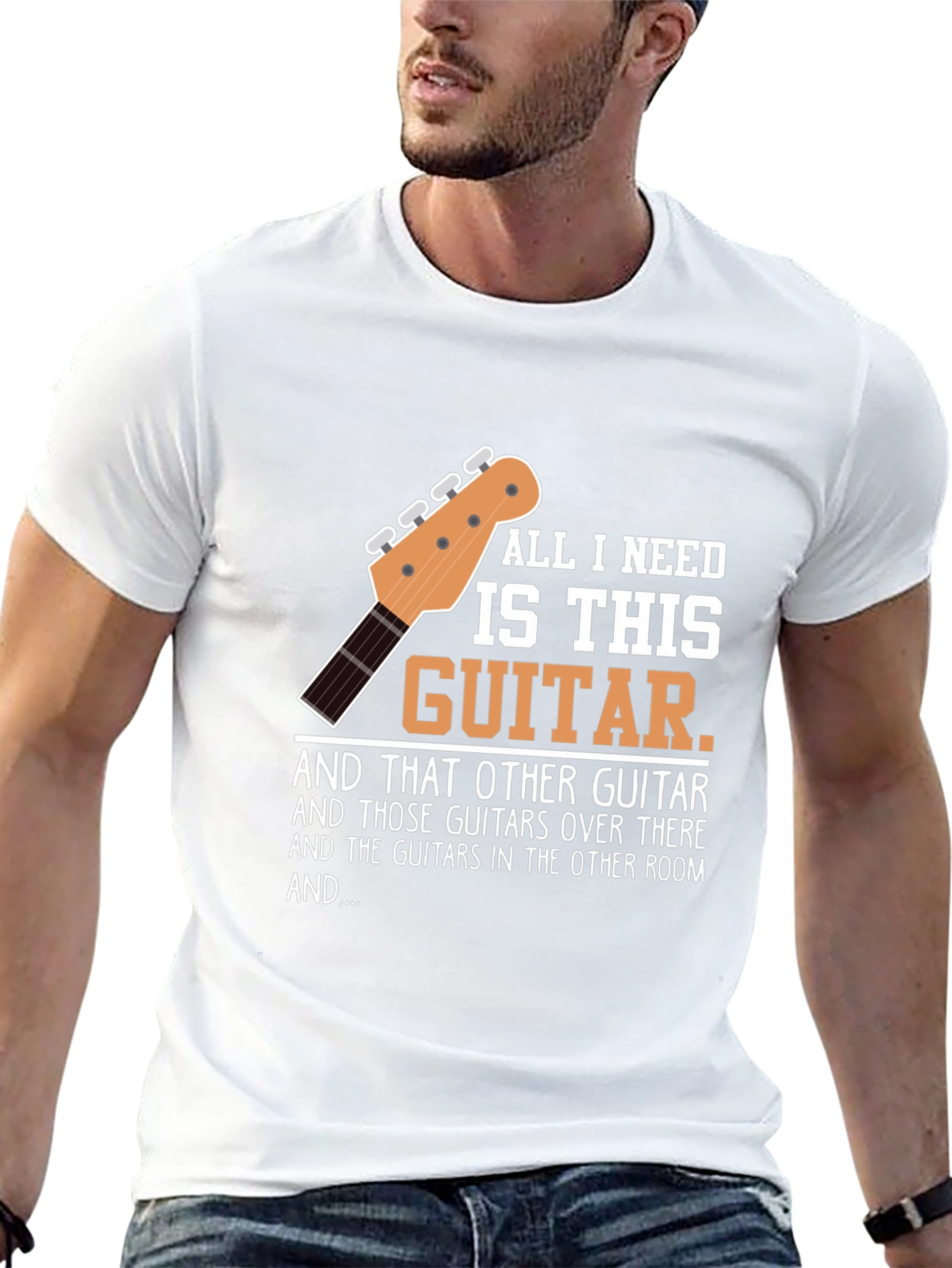 All I Need Is This Guitar Graphic Tee