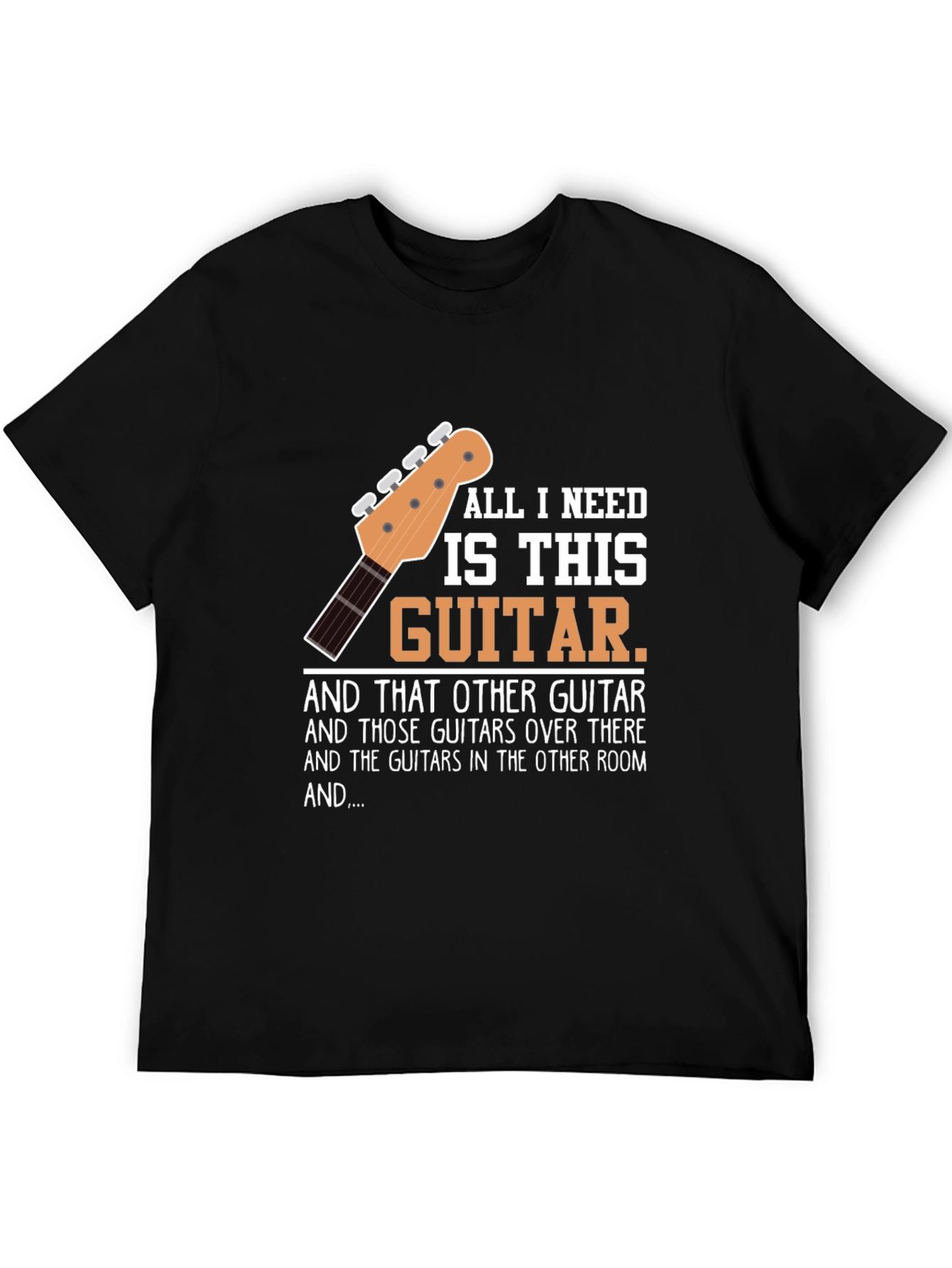 All I Need Is This Guitar Graphic Tee