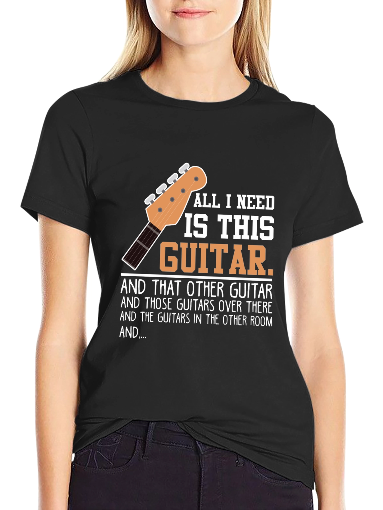 All I Need Is This Guitar Graphic Tee