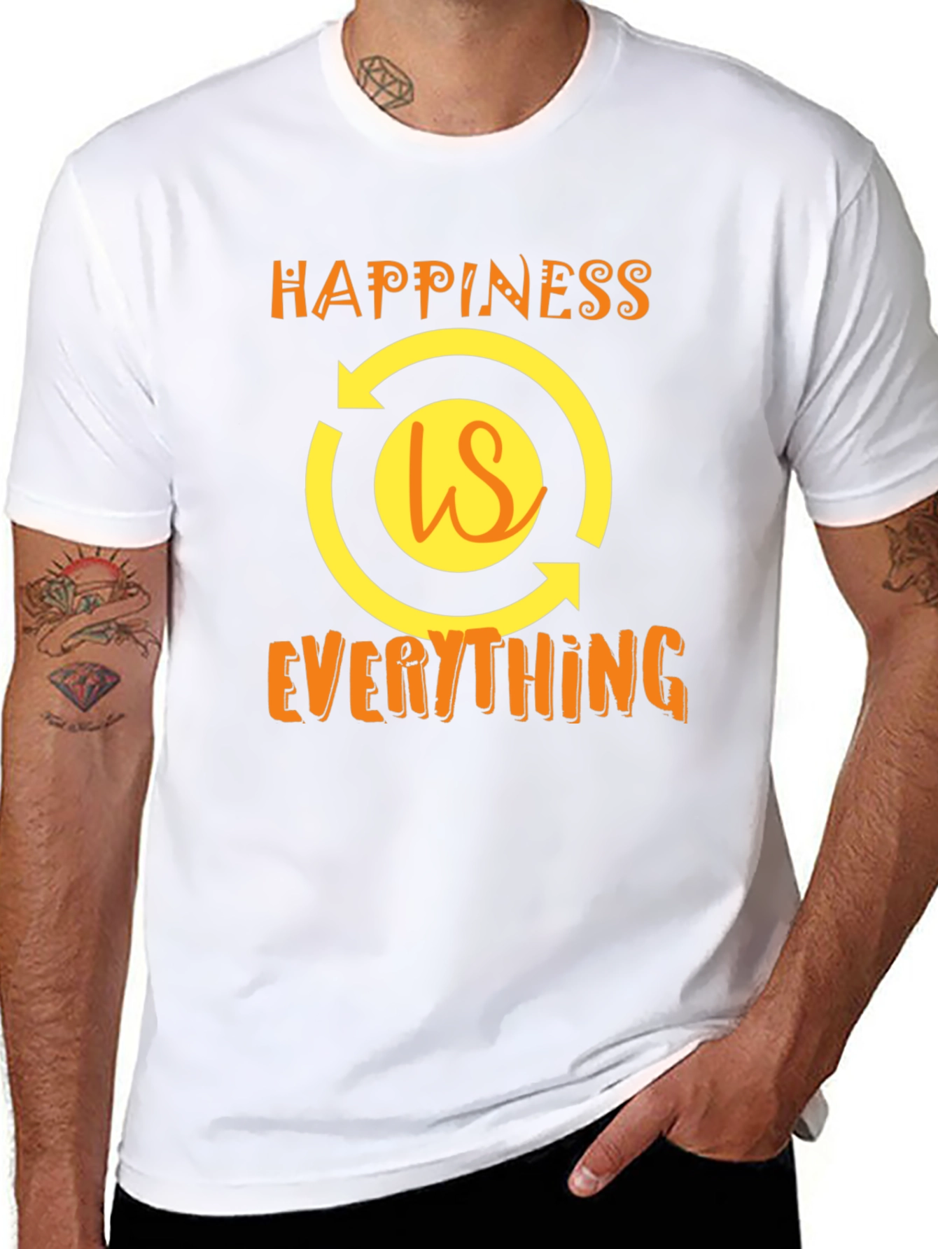 Happiness is Everything Graphic T-Shirt