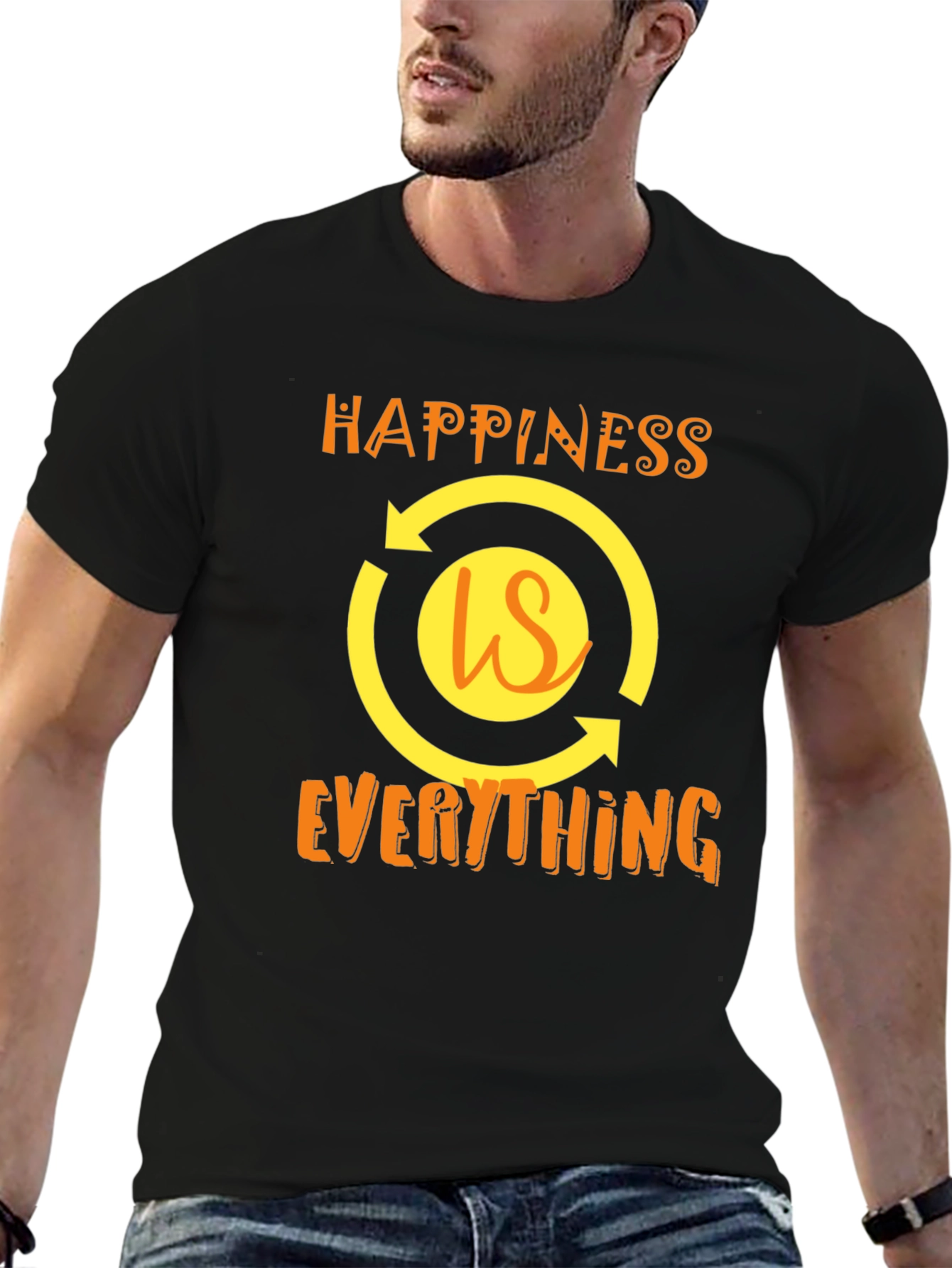 Happiness is Everything Graphic T-Shirt