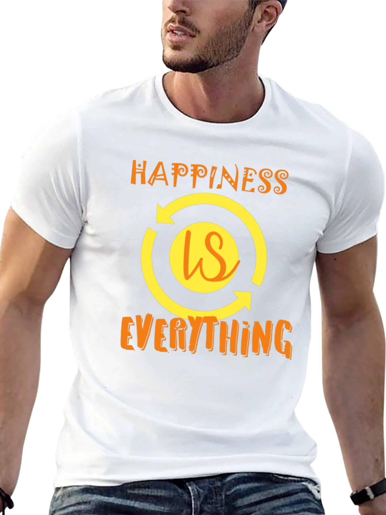 Happiness is Everything Graphic T-Shirt