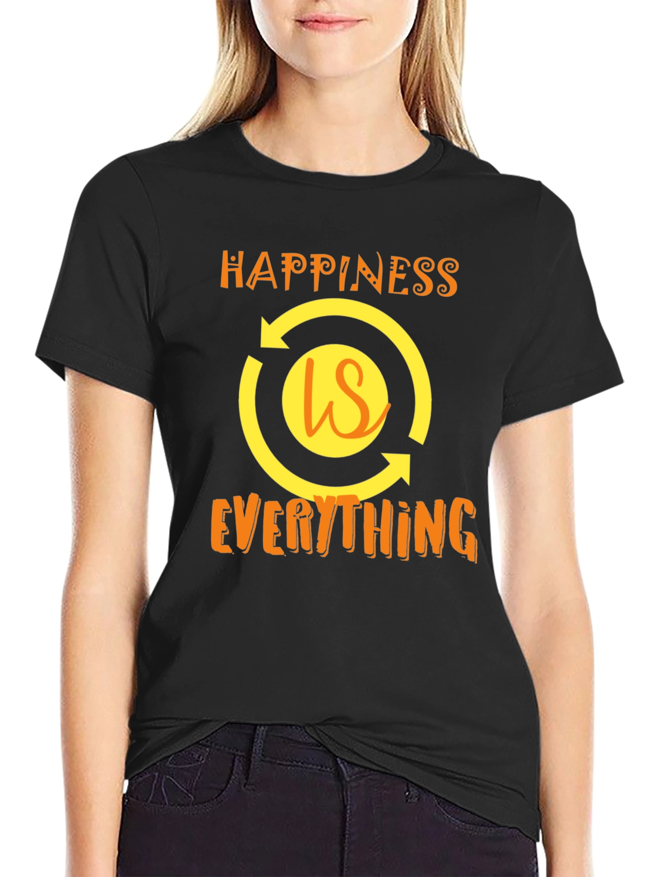 Happiness is Everything Graphic T-Shirt