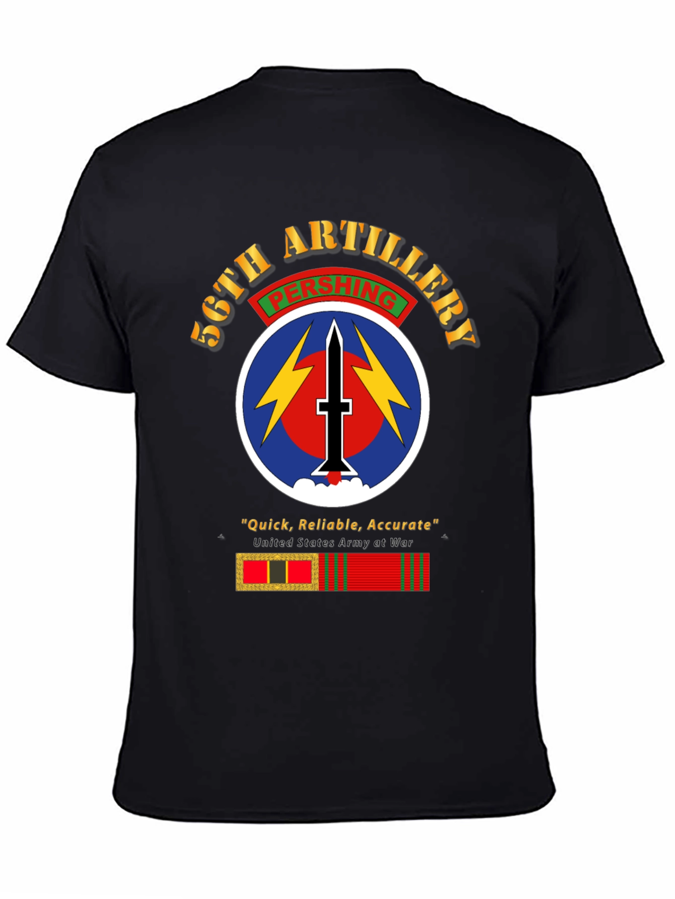 56th Artillery Pershing T-Shirt - Military Pride