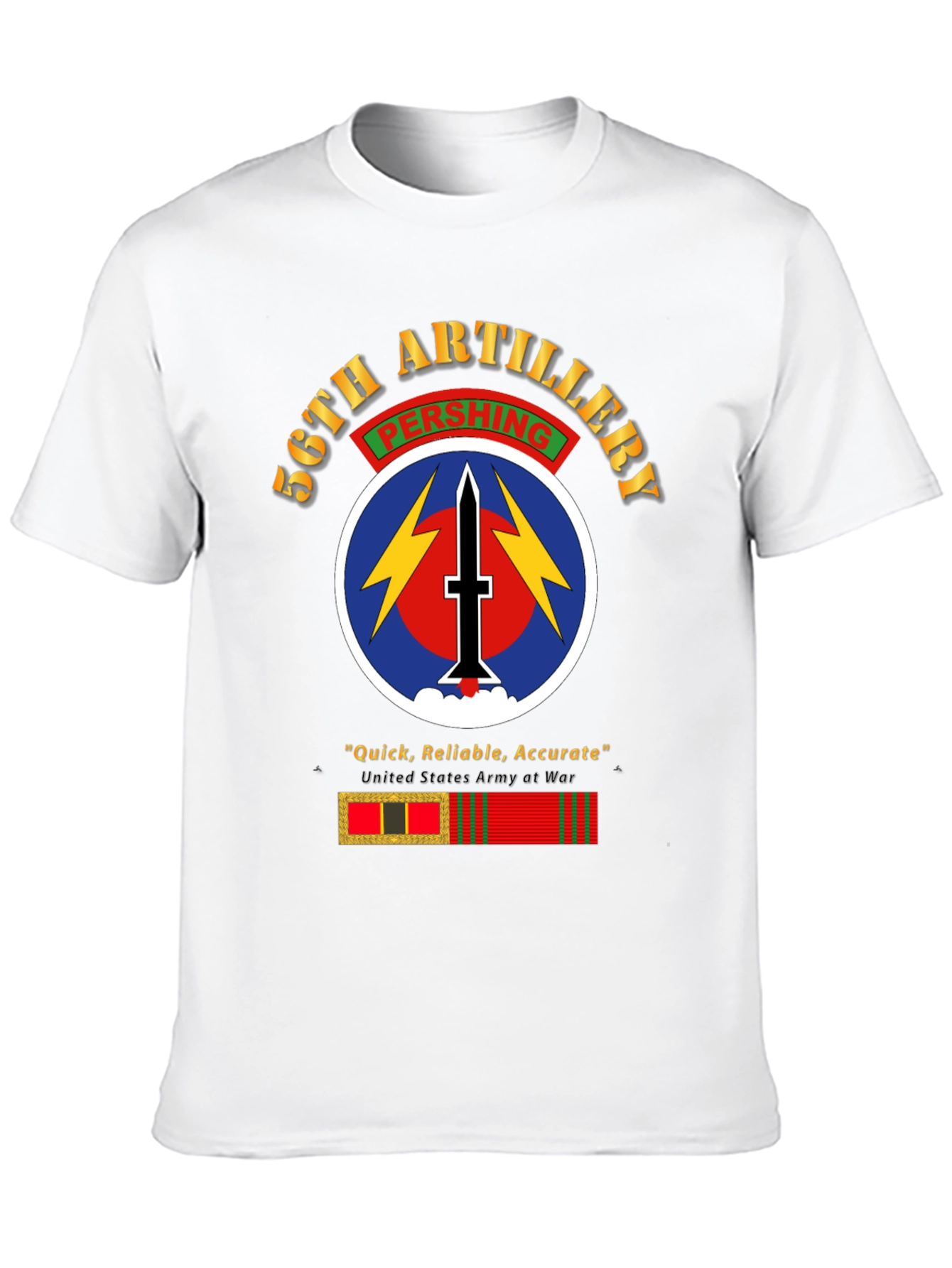 56th Artillery Pershing T-Shirt - Military Pride